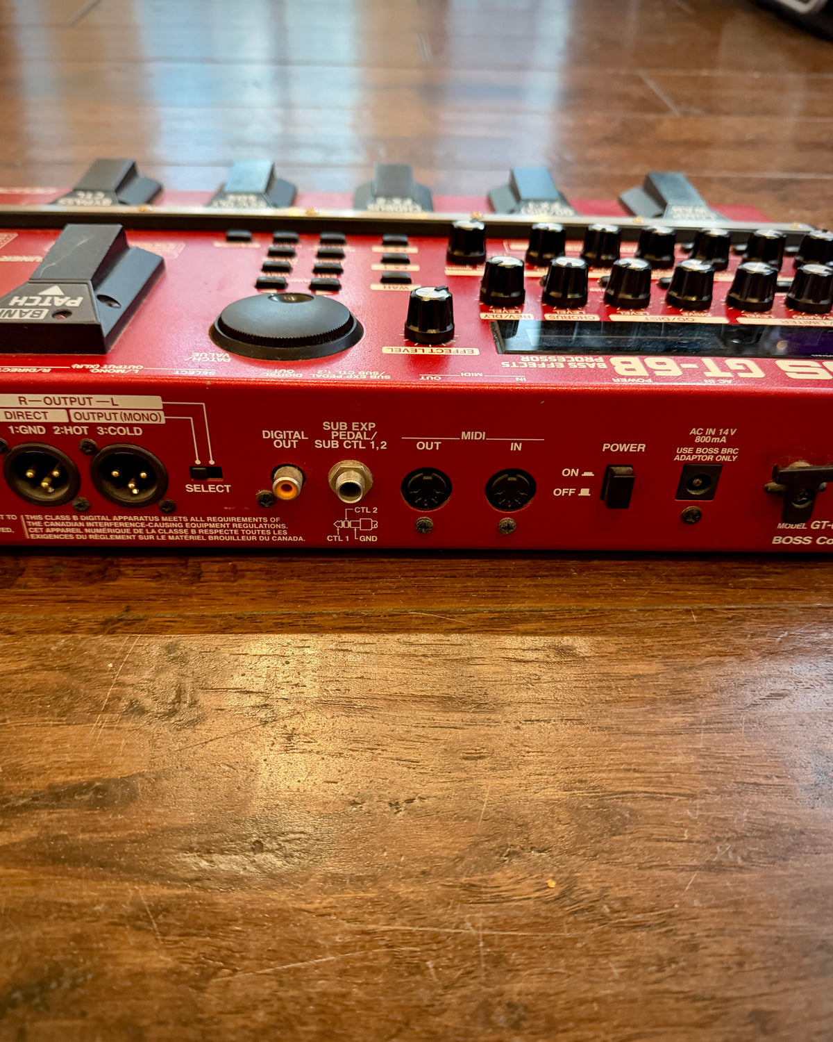 Boss GT-6B Bass Effects Processor
