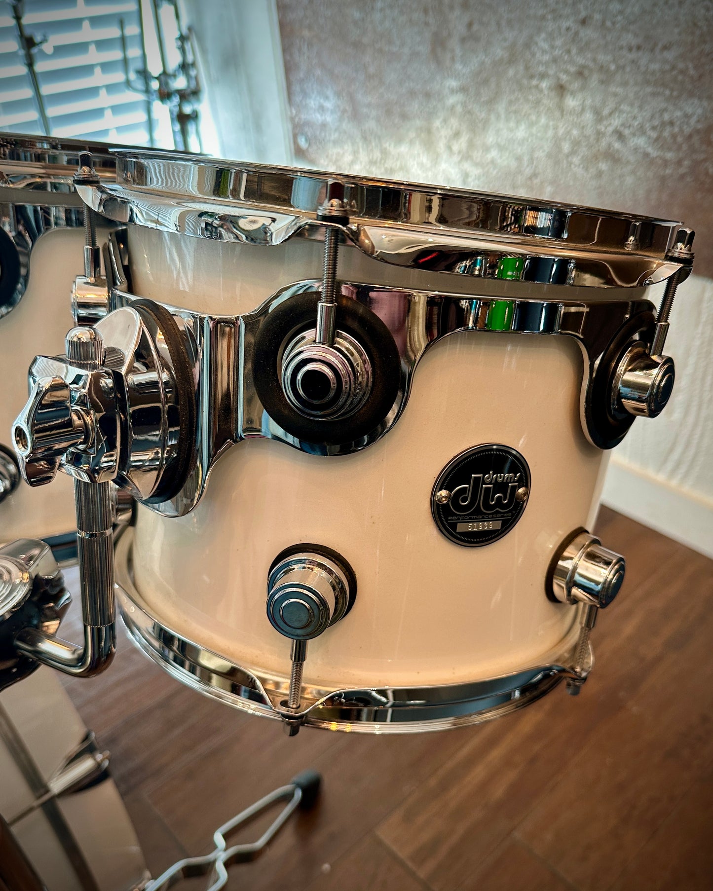 DW 10/12/14/20 Performance Series 4-piece Set - White Ice