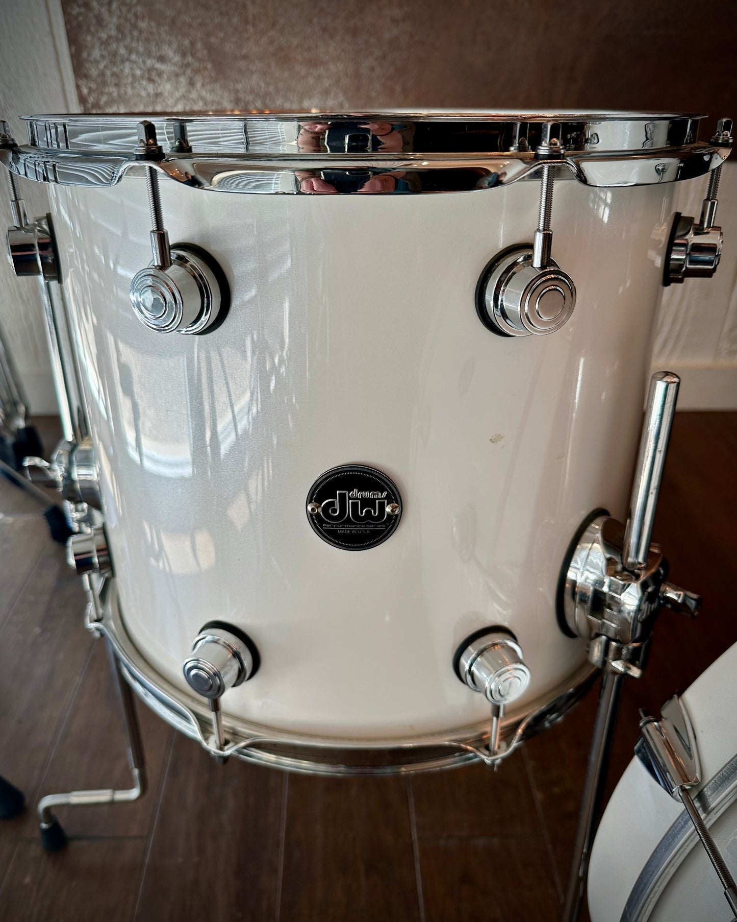 DW 10/12/14/20 Performance Series 4-piece Set - White Ice