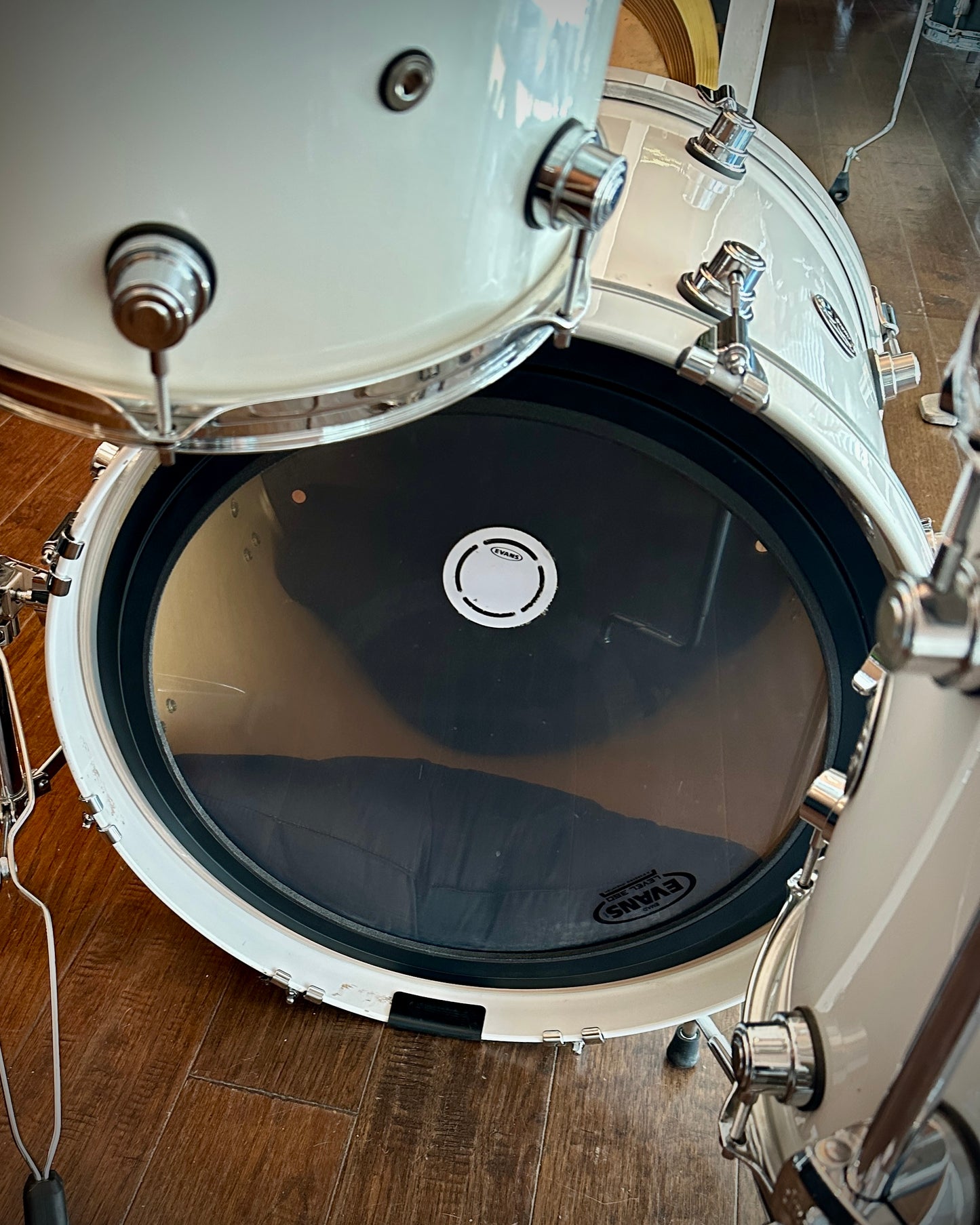DW 10/12/14/20 Performance Series 4-piece Set - White Ice