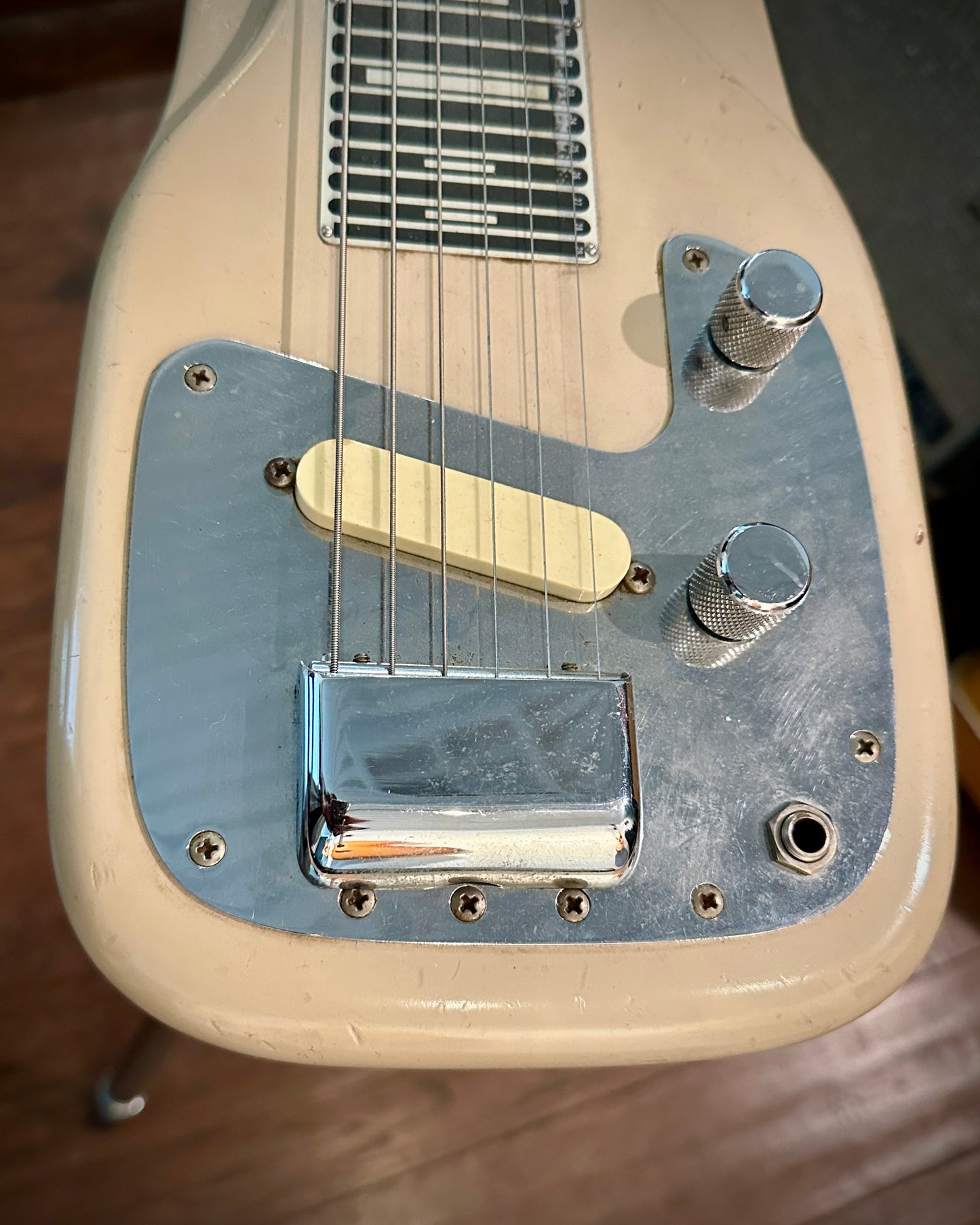 1950's Fender Studio Deluxe 6-String Lap Steel Olympic White w/OHSC
