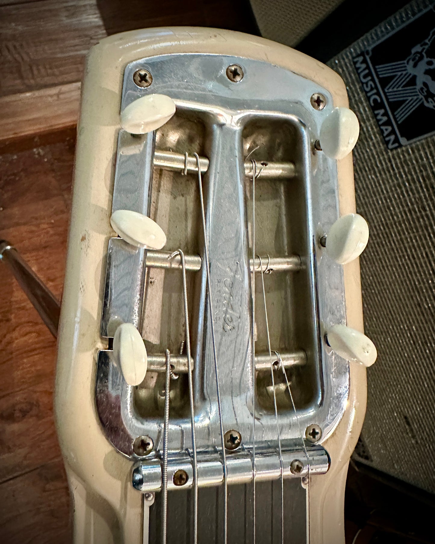1950's Fender Studio Deluxe 6-String Lap Steel Olympic White w/OHSC