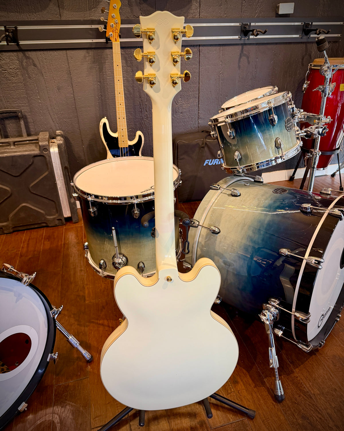 Epiphone "Inspired by Gibson Custom" '59 ES-355 - Classic White - w/ OHSC