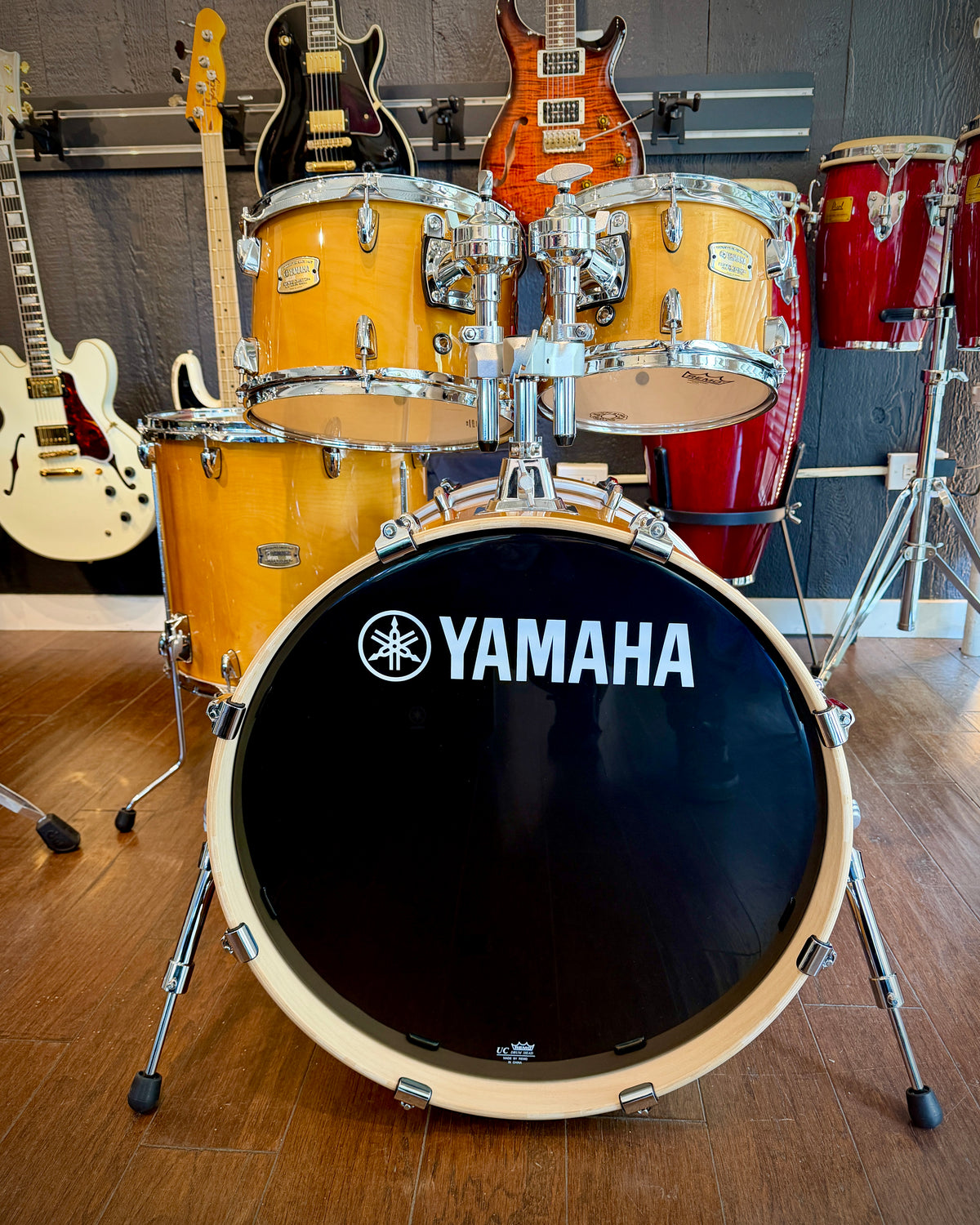 Yamaha Stage Custom Birch 10/12/16/20 4-piece Drum Set - Natural