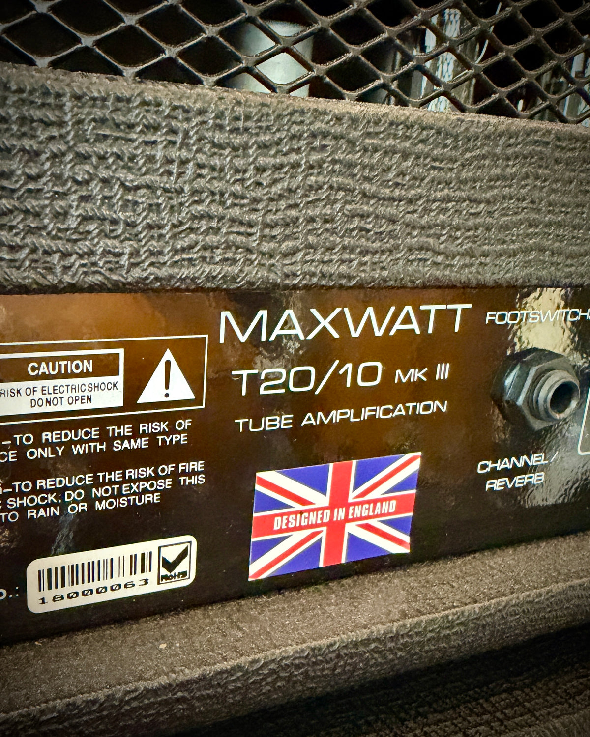 Hiwatt T20/10 2-Channel 20-Watt Tube Guitar Amp Head w/Hiwatt HG112 1x12 Speaker Cab