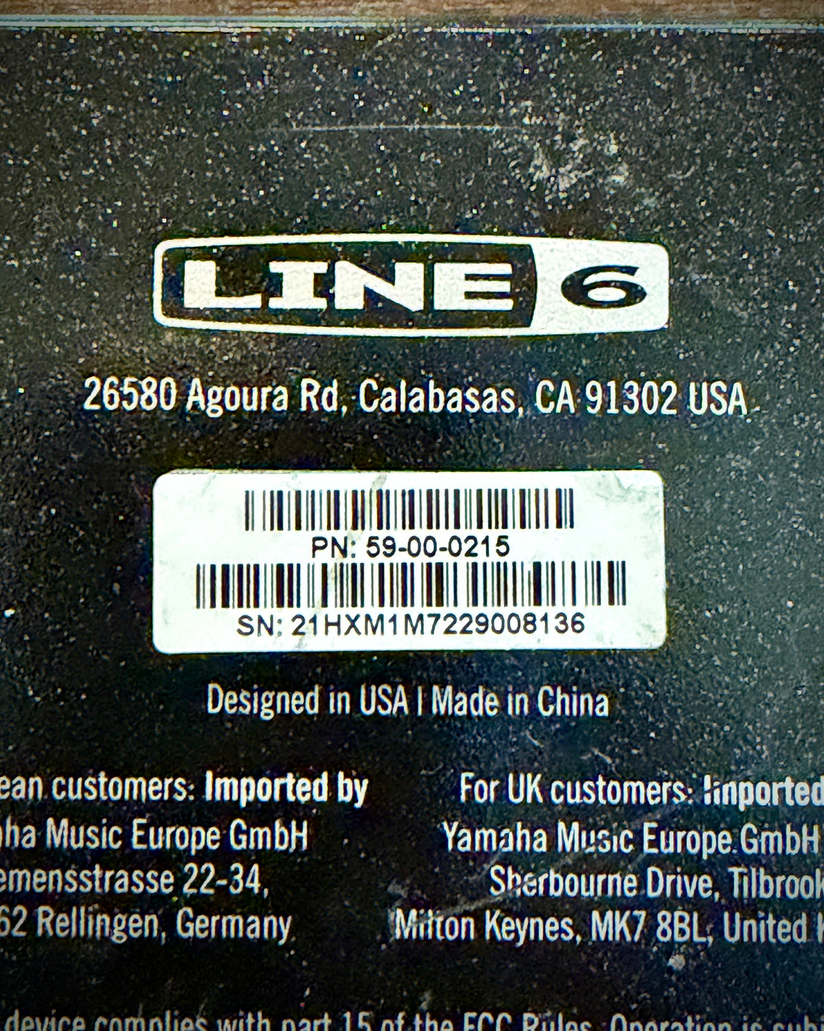 Line 6 HX Stomp Pedal