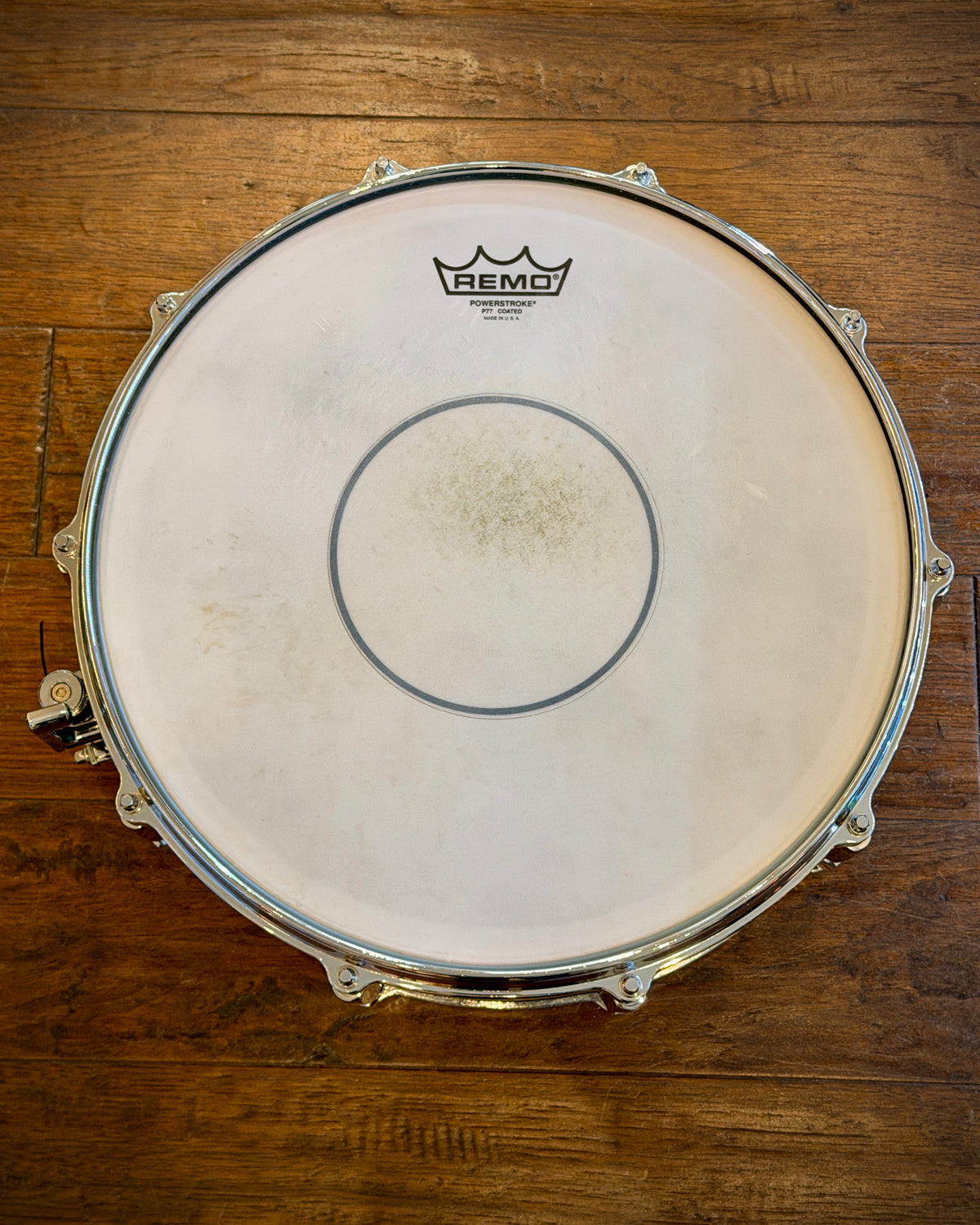 Yamaha AMS-1460 Absolute Hybrid Maple 6x14" Snare Drum - Jade Green Sparkle