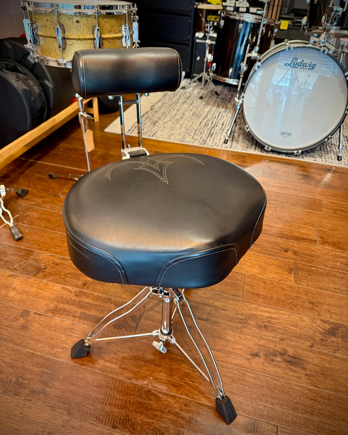 Tama 1st Chair Ergo-Rider Drum Throne with Backrest