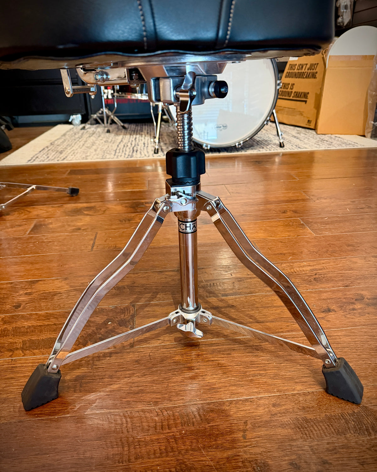 Tama 1st Chair Ergo-Rider Drum Throne with Backrest