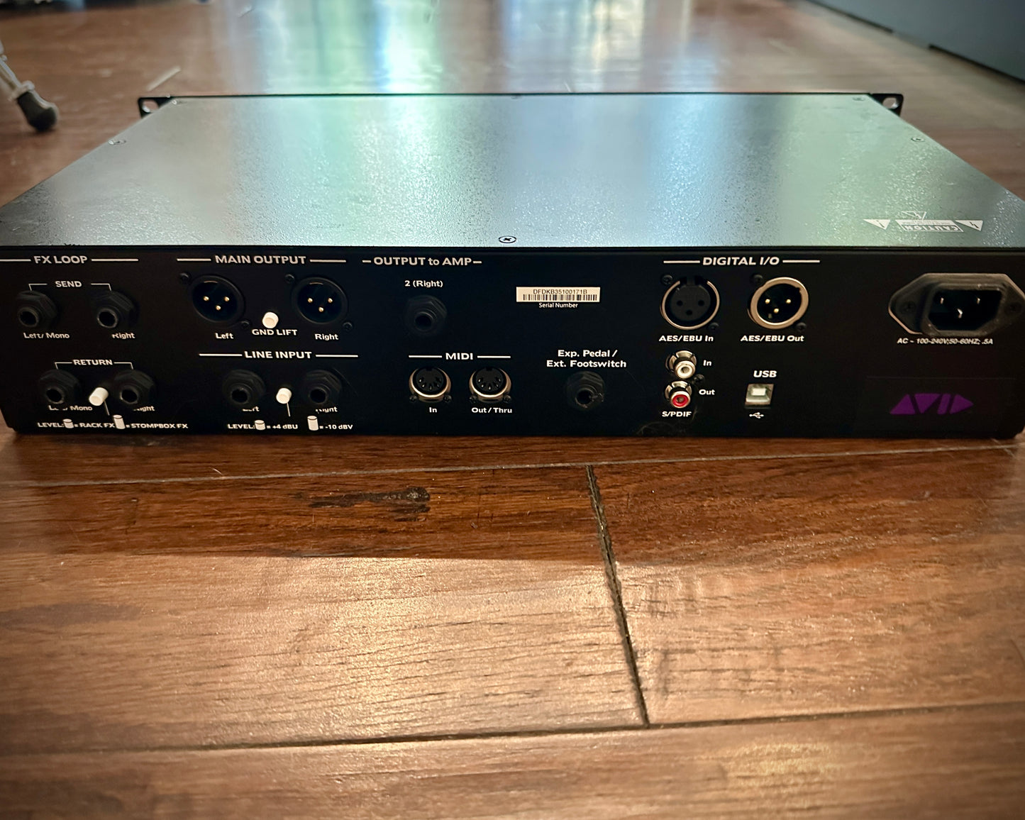 Avid Eleven Rack Guitar Multi-Effects Processor and Pro Tools Interface