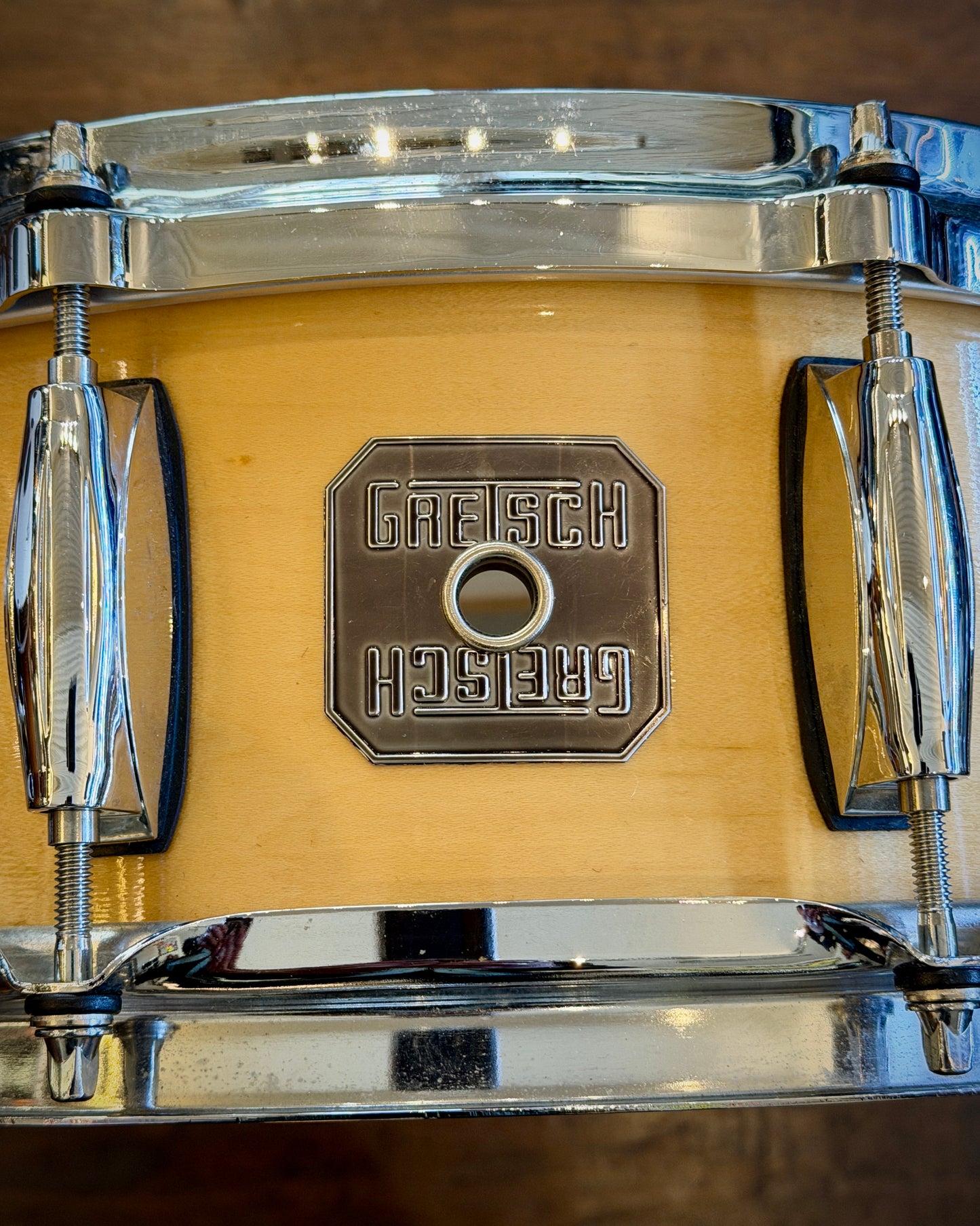 Gretsch 5x14" Full Range "Square Badge" Maple Snare Drum - Natural