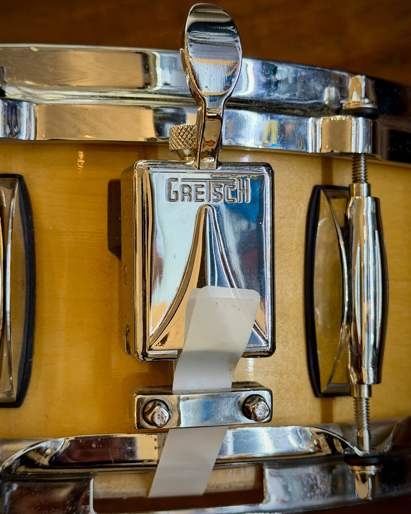 Gretsch 5x14" Full Range "Square Badge" Maple Snare Drum - Natural