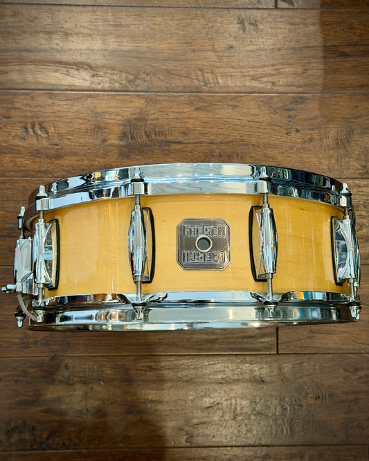Gretsch 5x14" Full Range "Square Badge" Maple Snare Drum - Natural