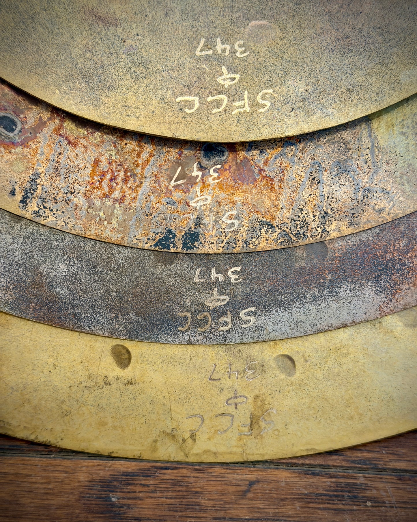 Skretas Family Cymbal Company 8/10/12/14" - Four-Cymbal Clap Stack (High-Pitched)