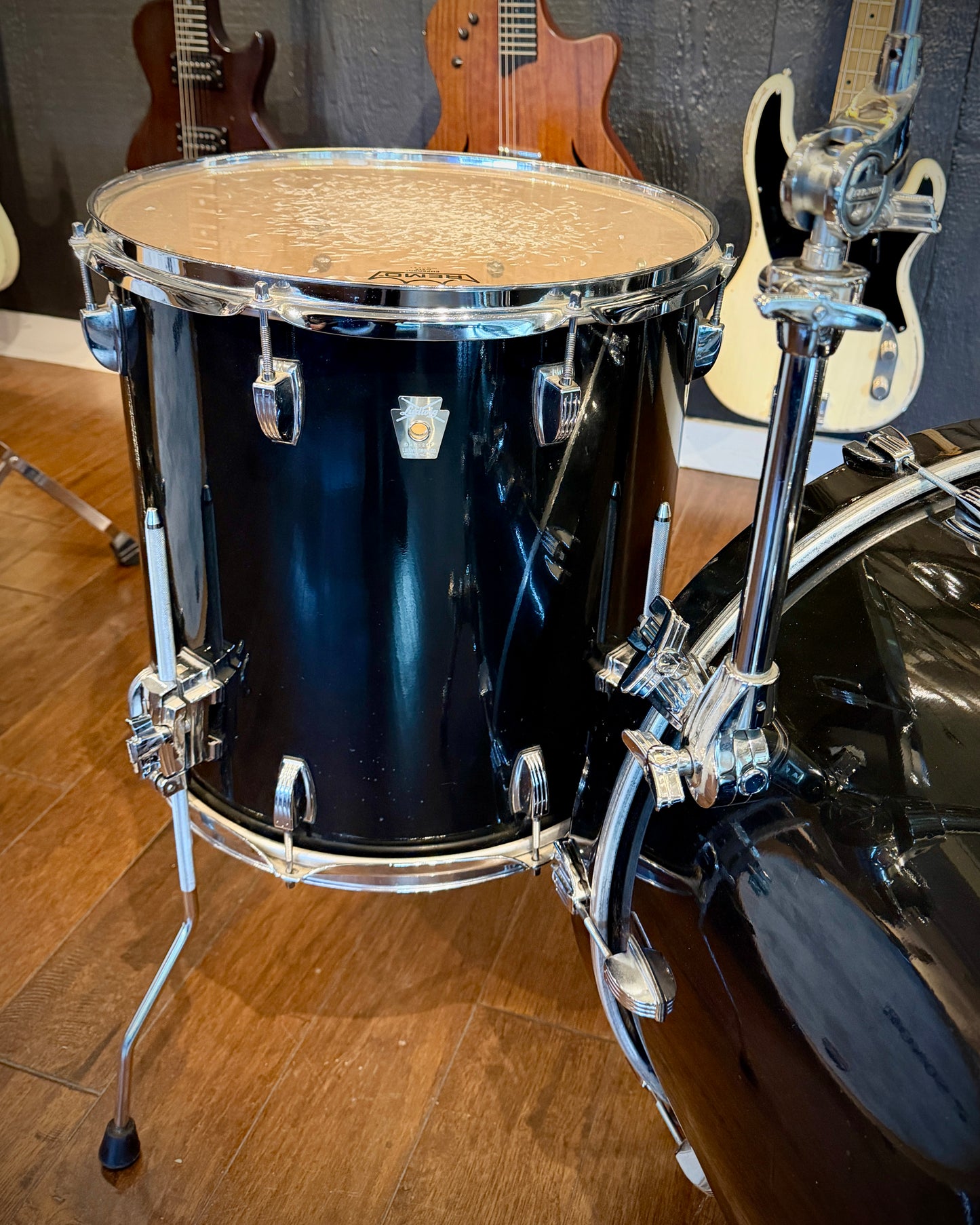Ludwig Classic Maple 12/16/22 3-piece Set - Black Lacquer (2010-2011)
