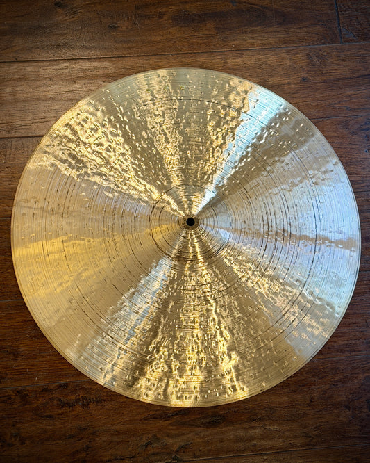 Skretas Family Cymbal Company 21" Traditional (Hand Formed Bell) w/ 3 Rivets Ride Cymbal