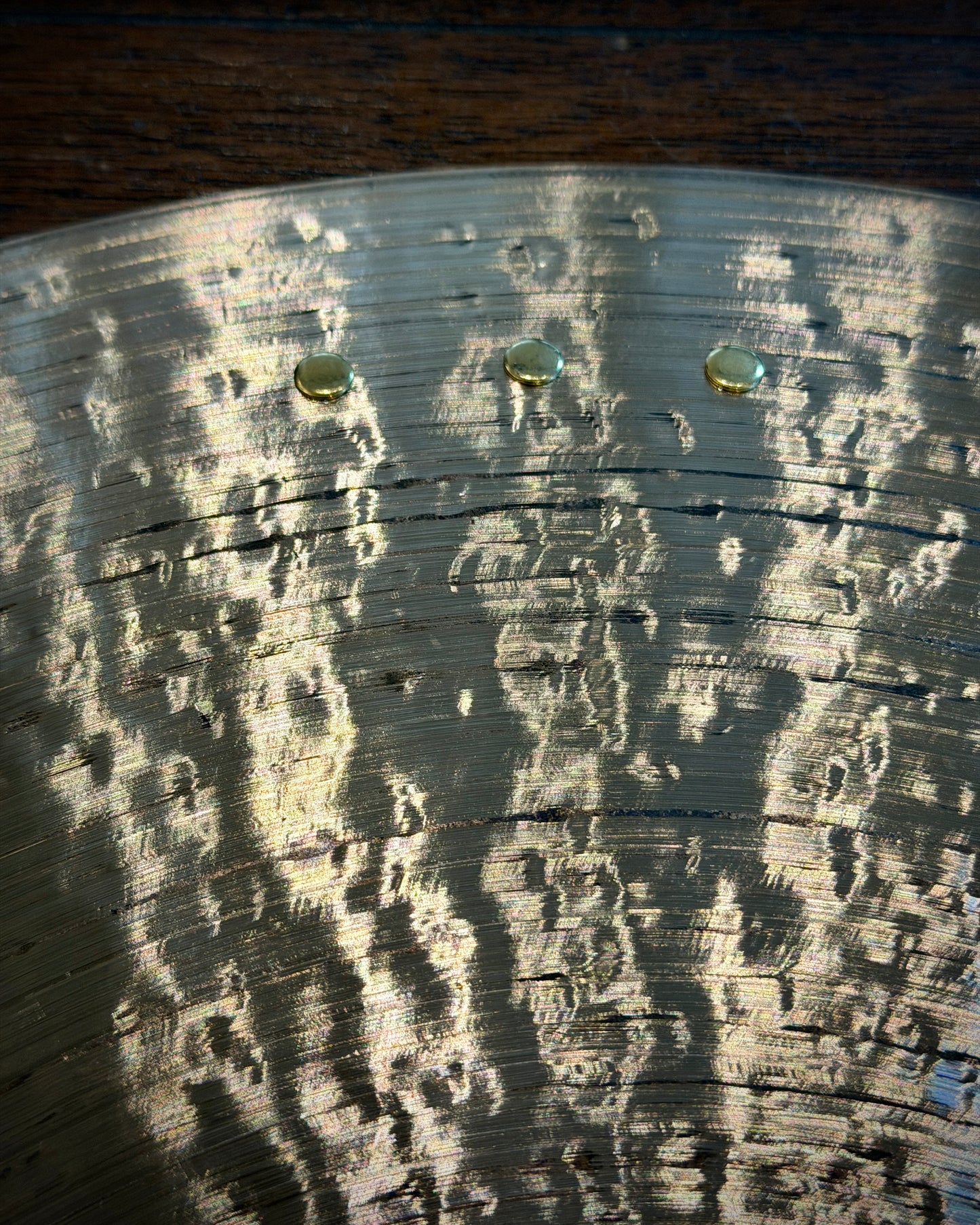 Skretas Family Cymbal Company 21" Traditional (Hand Formed Bell) w/ 3 Rivets Ride Cymbal