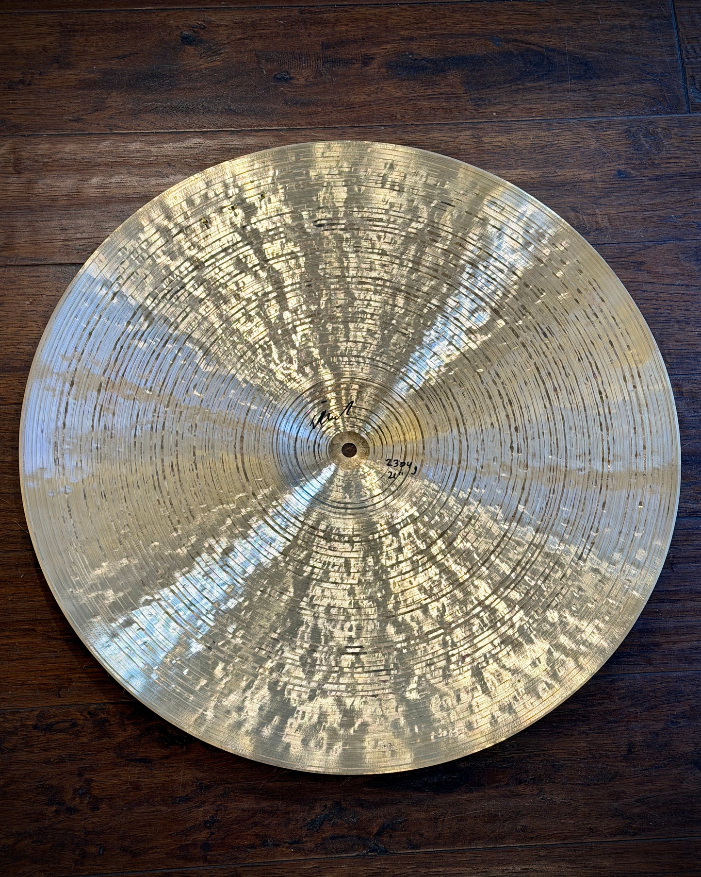 Skretas Family Cymbal Company 21" Traditional (Hand Formed Bell) w/ 3 Rivets Ride Cymbal