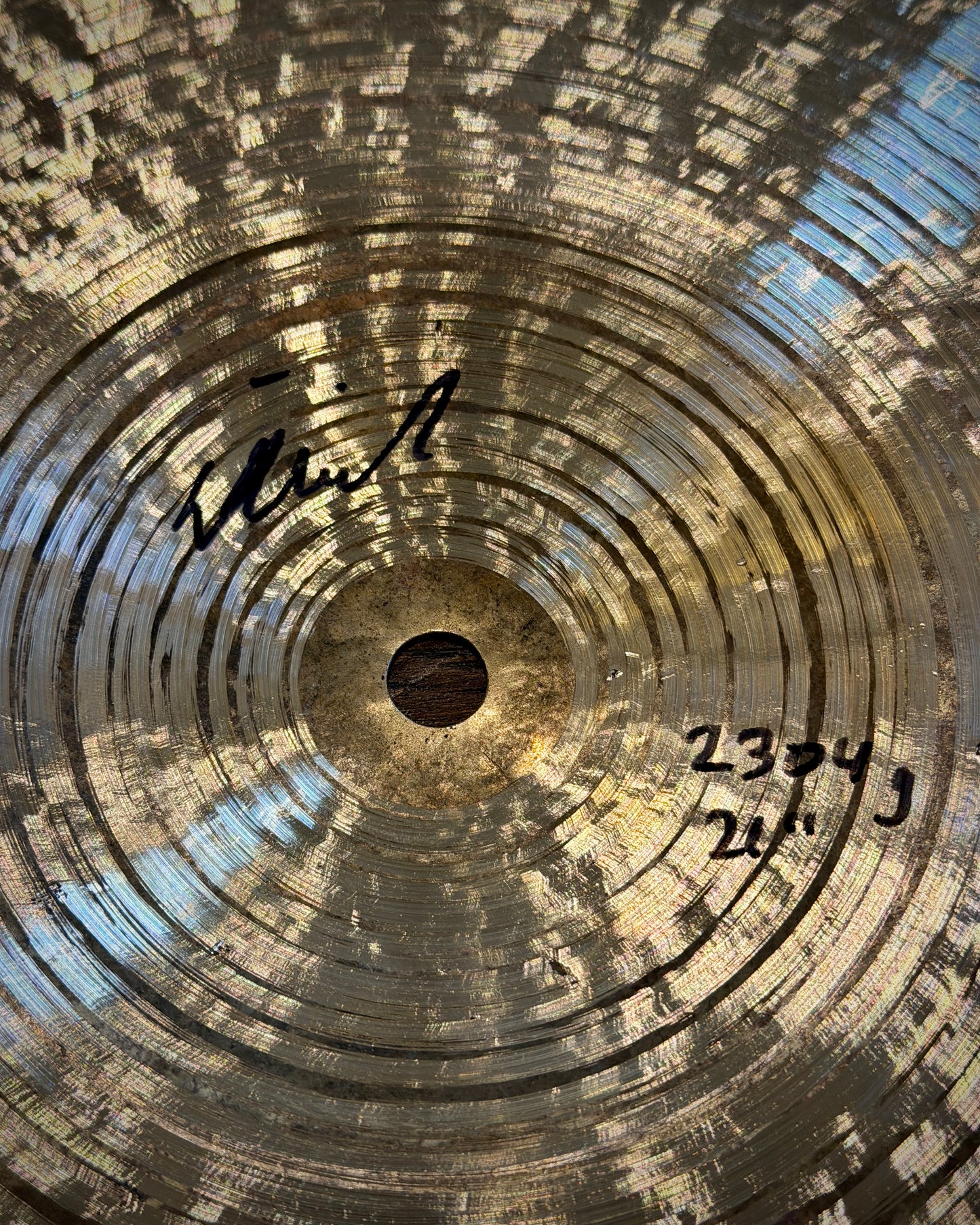 Skretas Family Cymbal Company 21" Traditional (Hand Formed Bell) w/ 3 Rivets Ride Cymbal