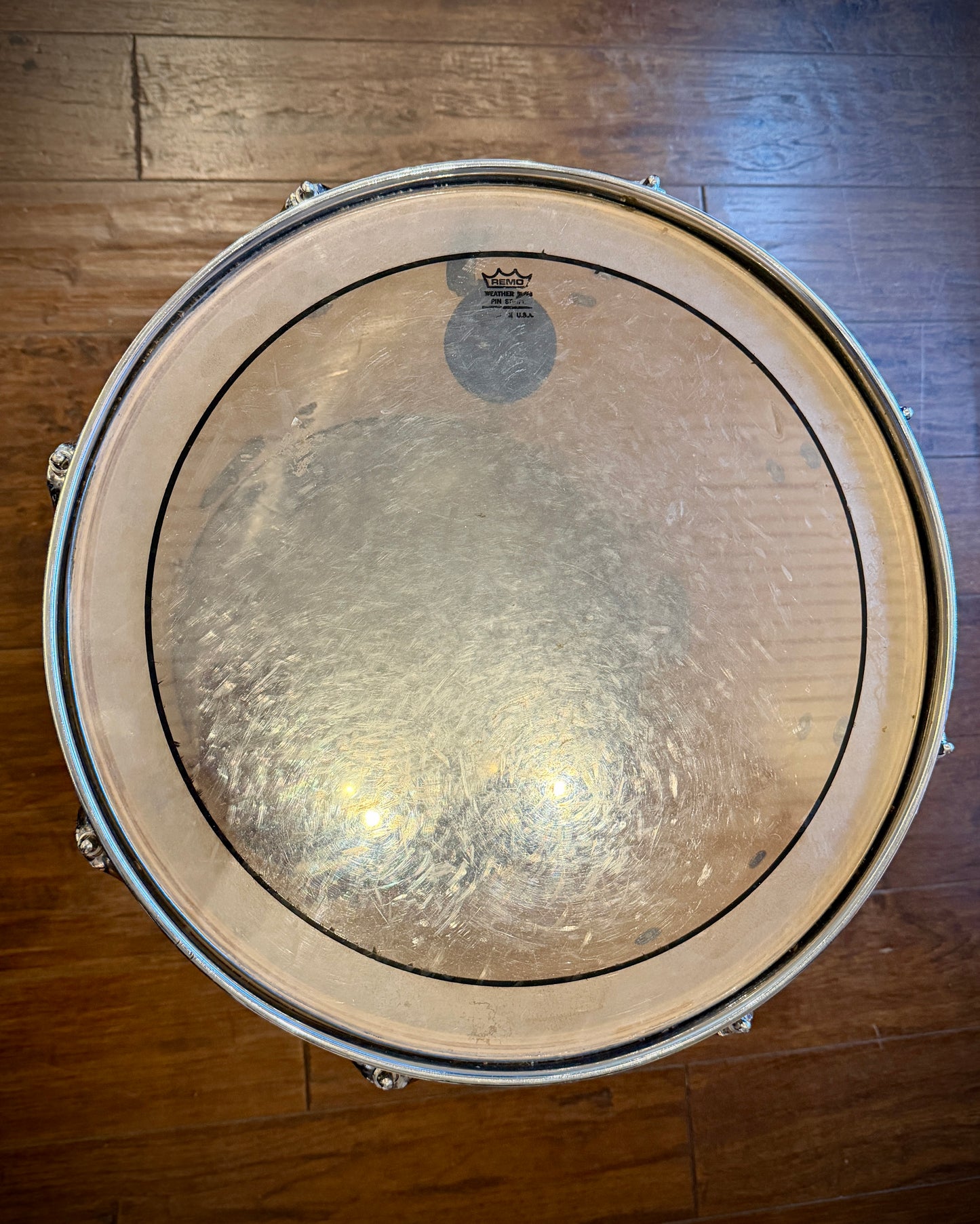 Ludwig 16" Tom (B/O Pointed Badge) 1970's - Black Cortex