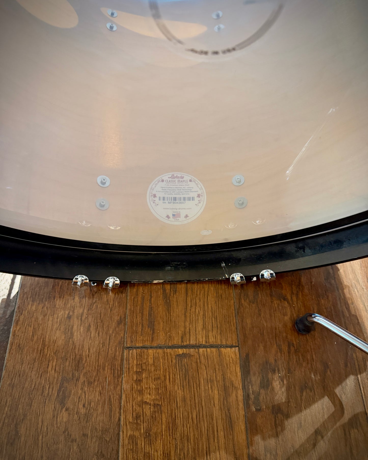 Ludwig 13/16/22 Classic Maple 3-piece Set - Black Sparkle