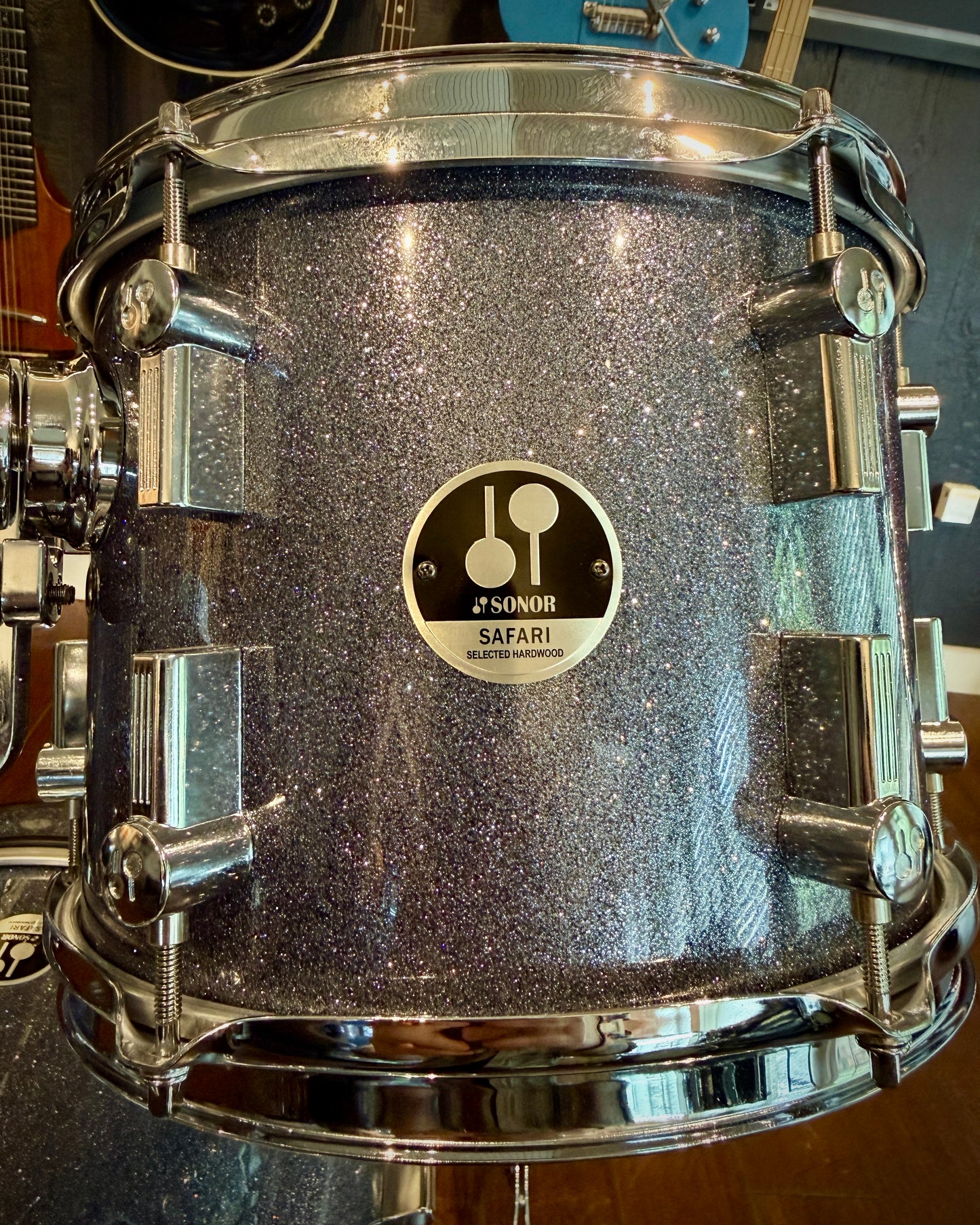 Sonor Safari 10/14/16 w/ 5x14" Snare 4-Piece Set - Galaxy Sparkle