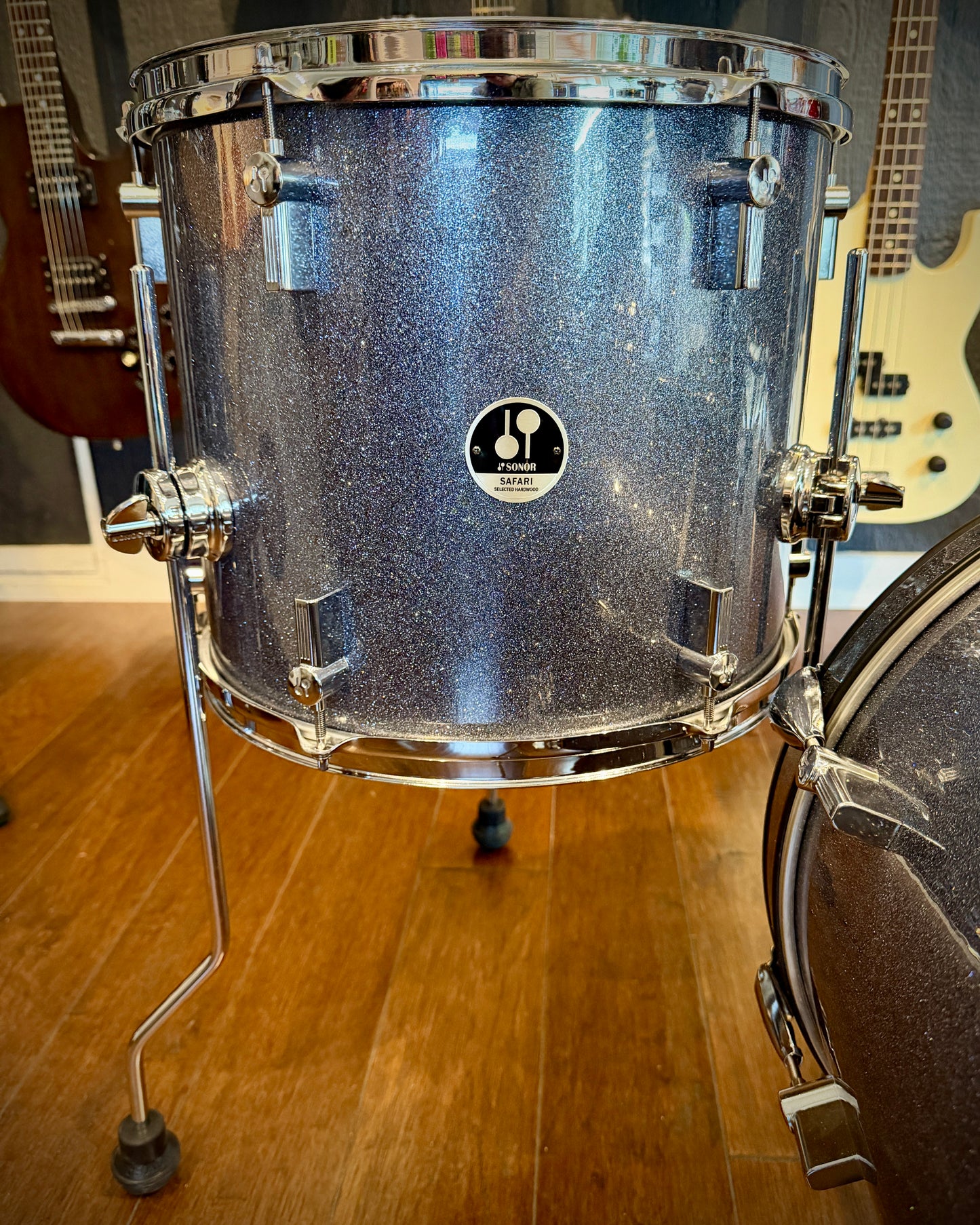 Sonor Safari 10/14/16 w/ 5x14" Snare 4-Piece Set - Galaxy Sparkle