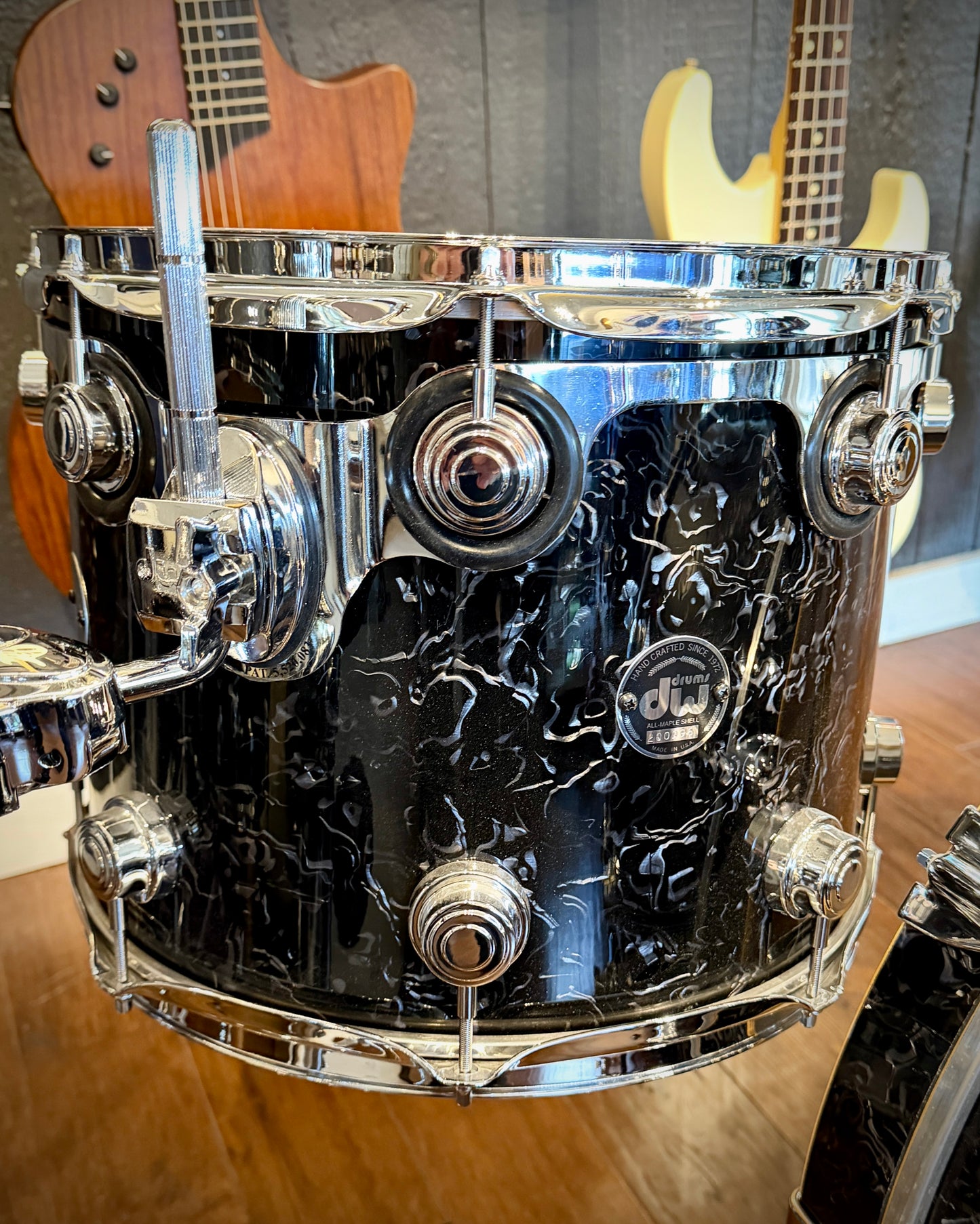 DW 10/12/14/22 Collector's Series 4-piece Drum Set - Black Velvet (2003)