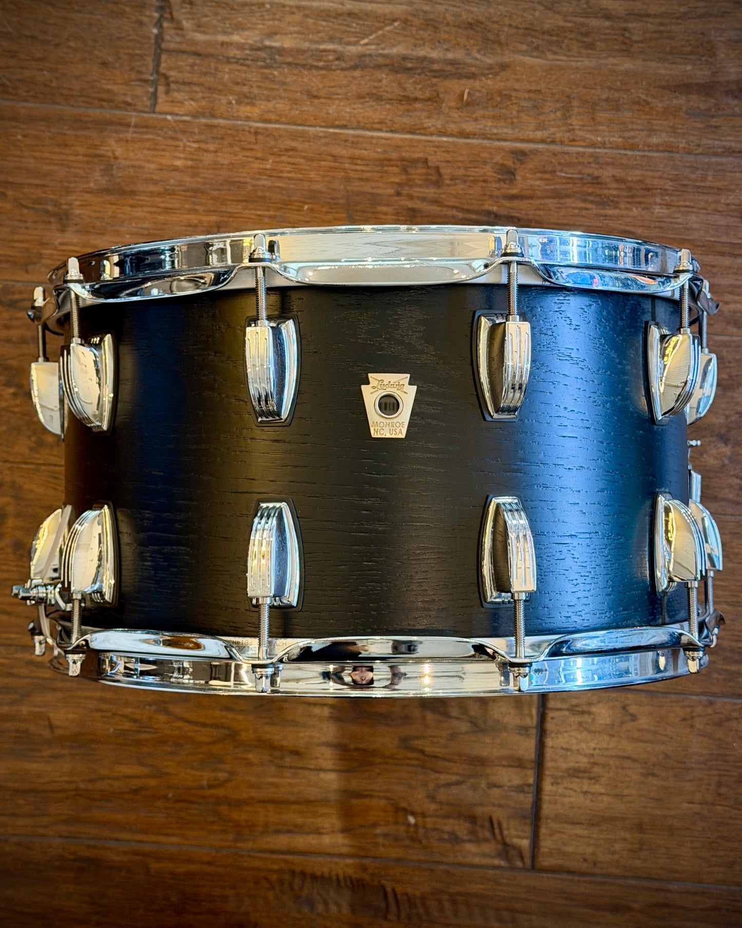 Ludwig Keystone 8x14" Oak/Maple Snare Drum - Black