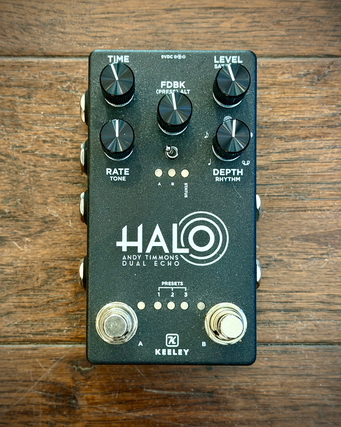 Keeley Halo Andy Timmons Signature Dual Echo Pedal - Black