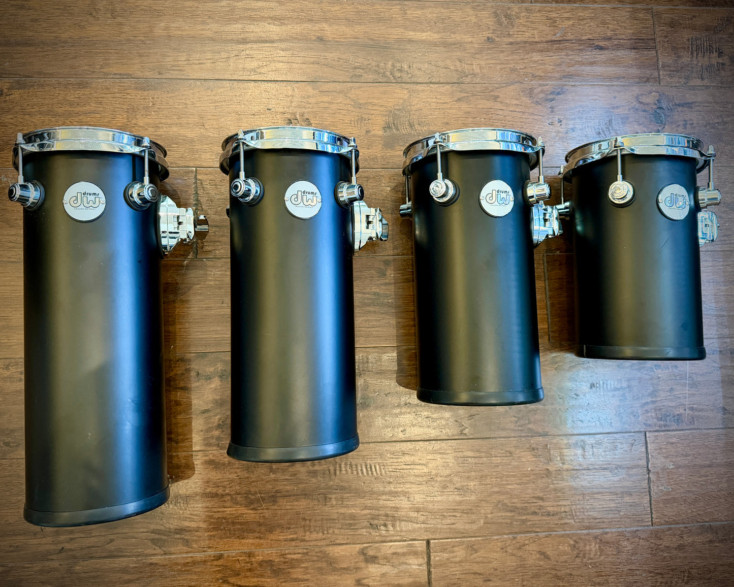 DW Design Series Rata Toms - 4-piece set 10/12/14/16 - Black