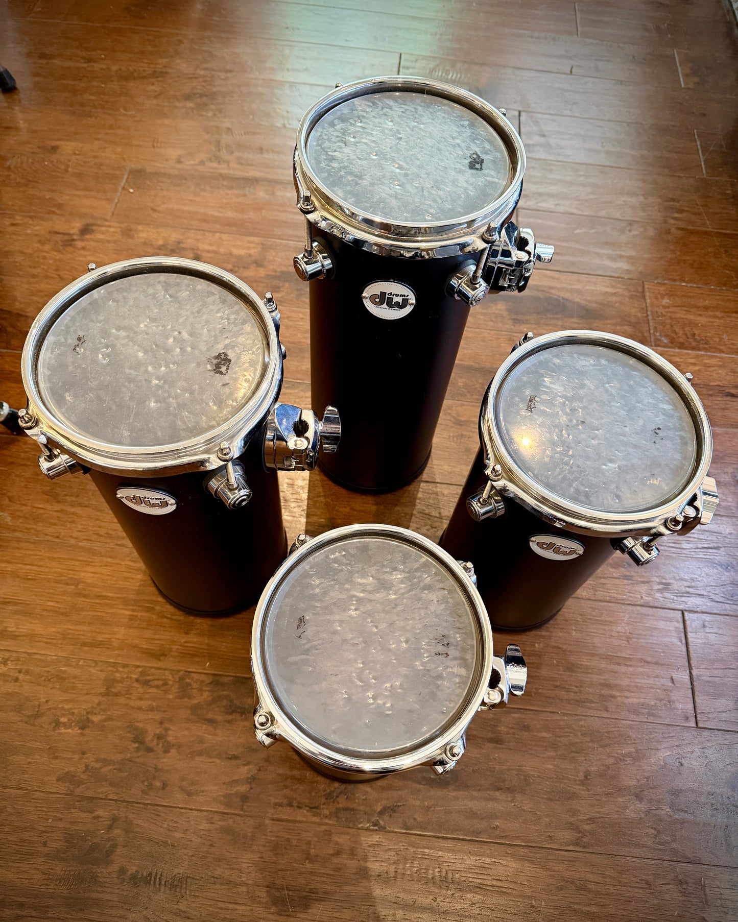 DW Design Series Rata Toms - 4-piece set 10/12/14/16 - Black