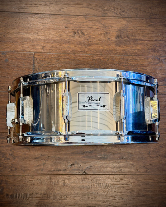 Pearl 5.5x14" Steel Shell SS 10-lug Snare