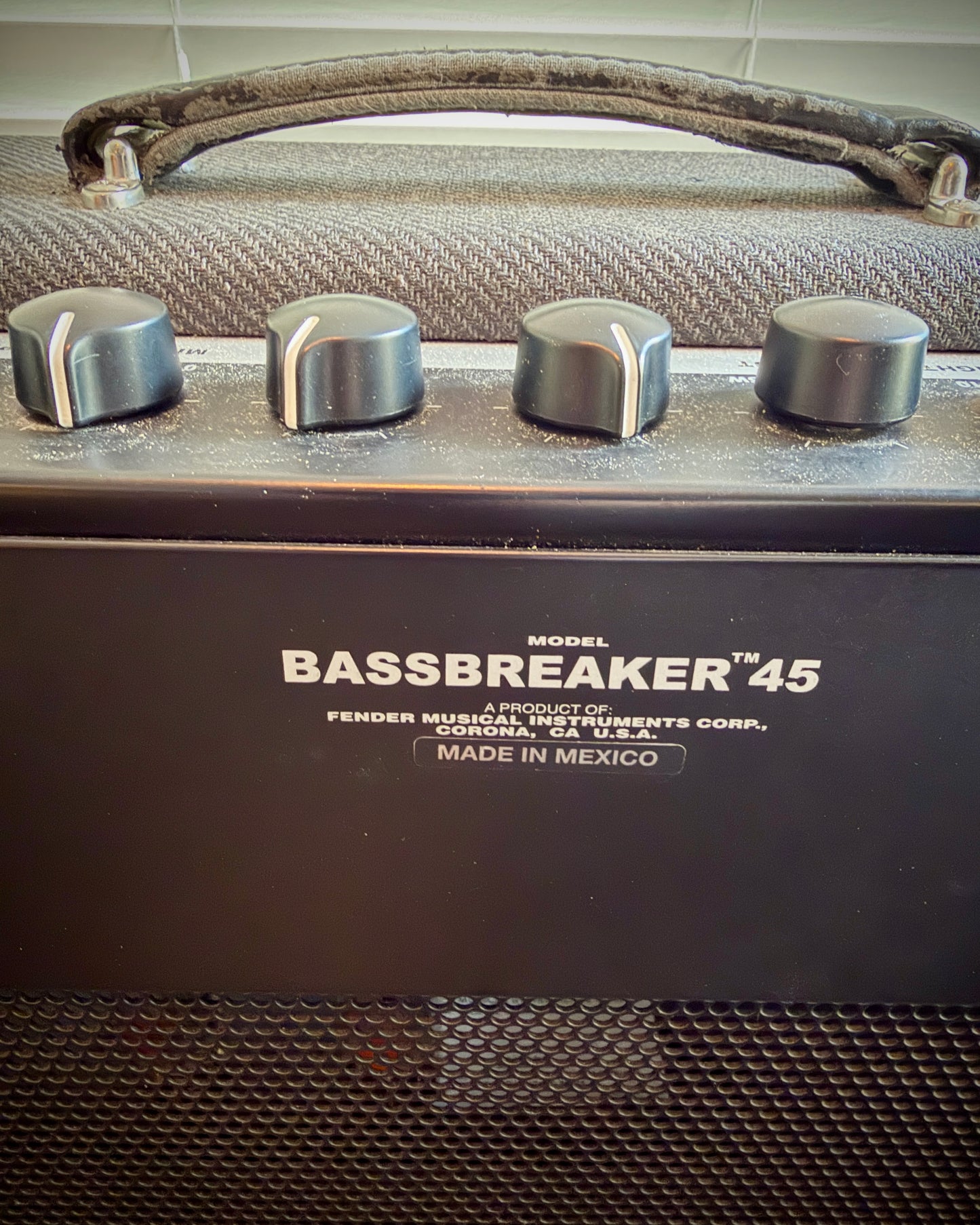 Fender Bassbreaker 45 2-Channel 45-Watt Guitar Amp Head - Gray Tweed