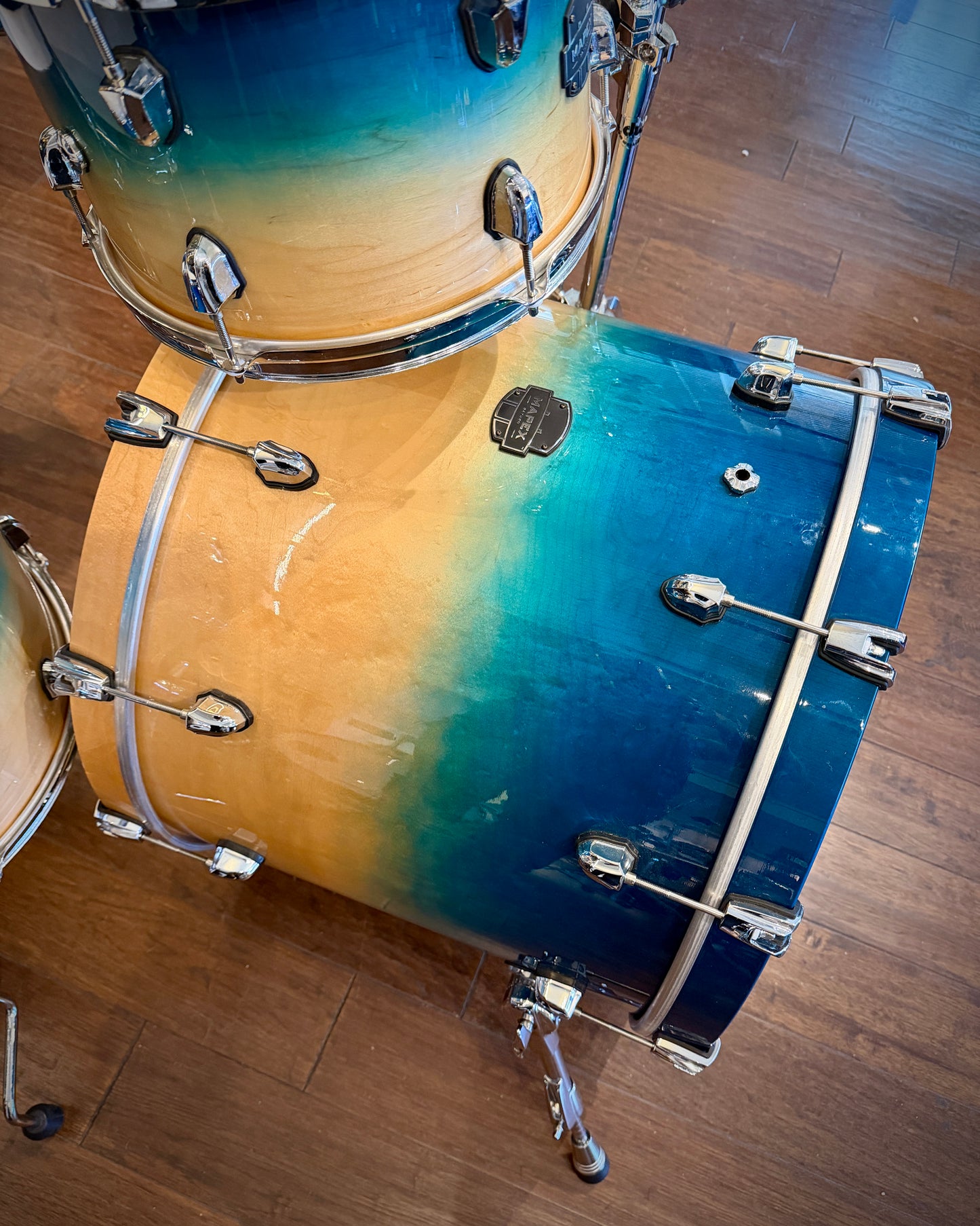 Mapex SR628XU Saturn Studioease 10/12/14/16/22" 5-Piece Drum Set - Aqua Fade
