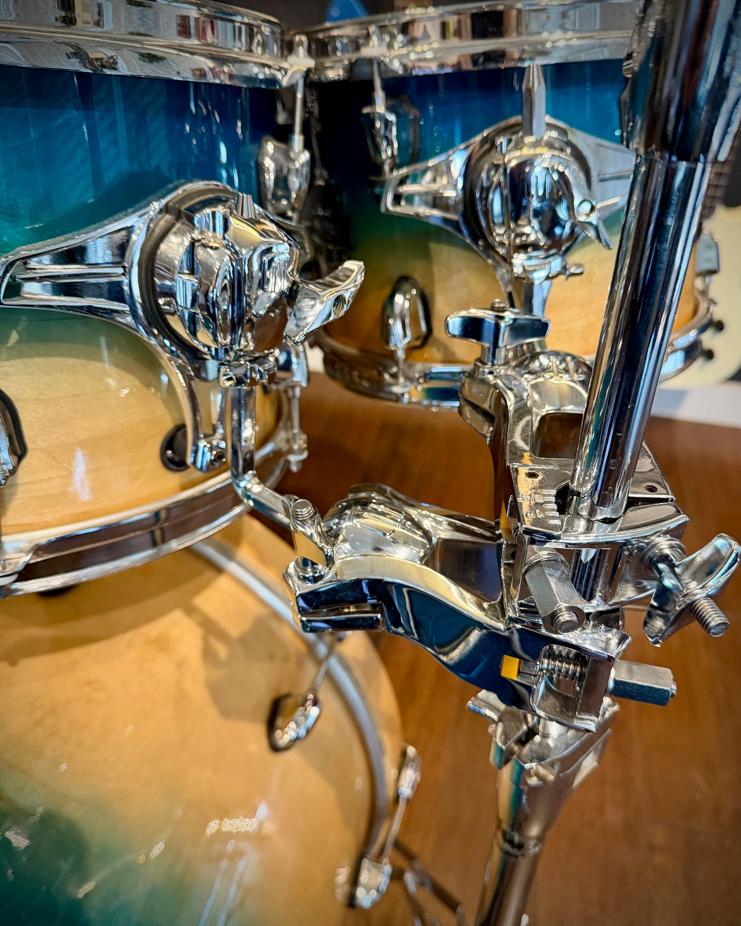 Mapex SR628XU Saturn Studioease 10/12/14/16/22" 5-Piece Drum Set - Aqua Fade