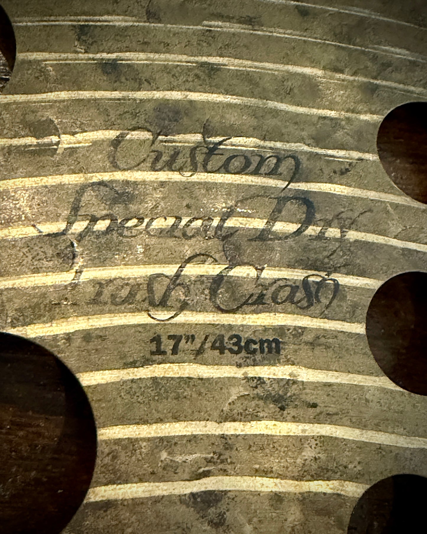 Zildjian 17" K Custom Special Dry Trash Crash Cymbal