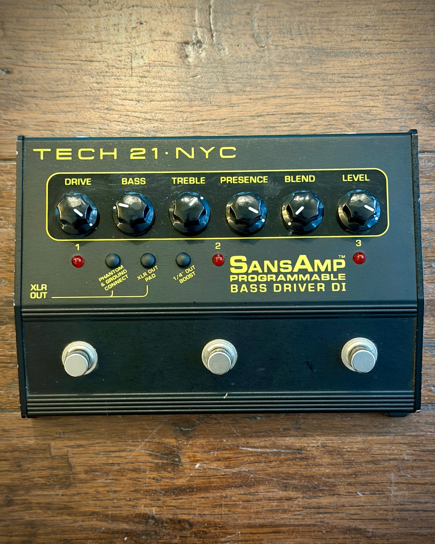 Tech 21 Sansamp Bass Driver D.I. V2 Pedal