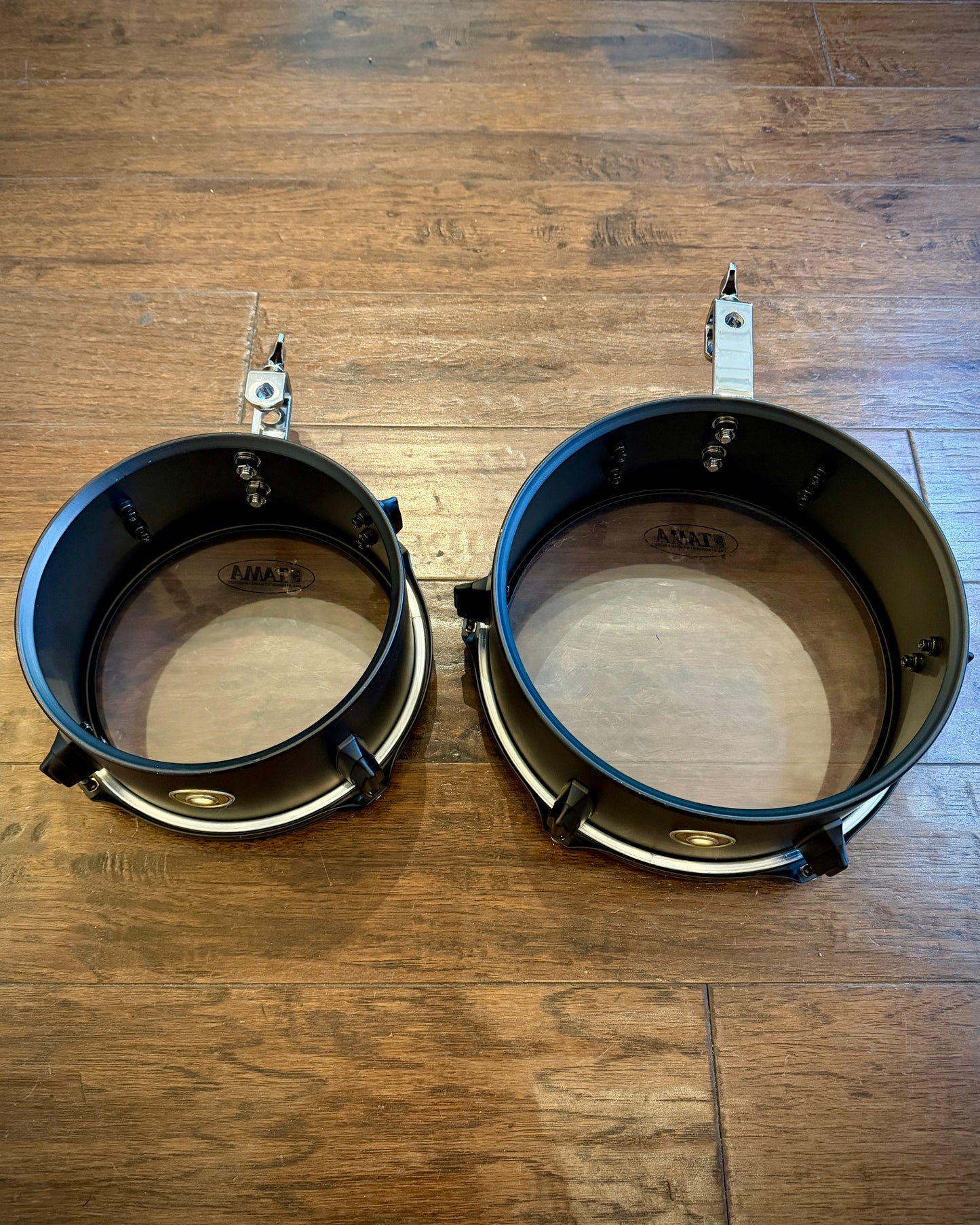 Tama MT810STBK Metalworks "Effect" Series 8/10" Mini-Tymp Set