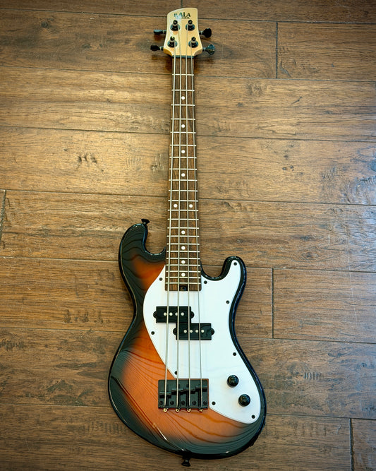 Kala UBASS-SB-TB-FS Solid Body Fretted U-Bass - Sunburst w/ Branded Gig Bag