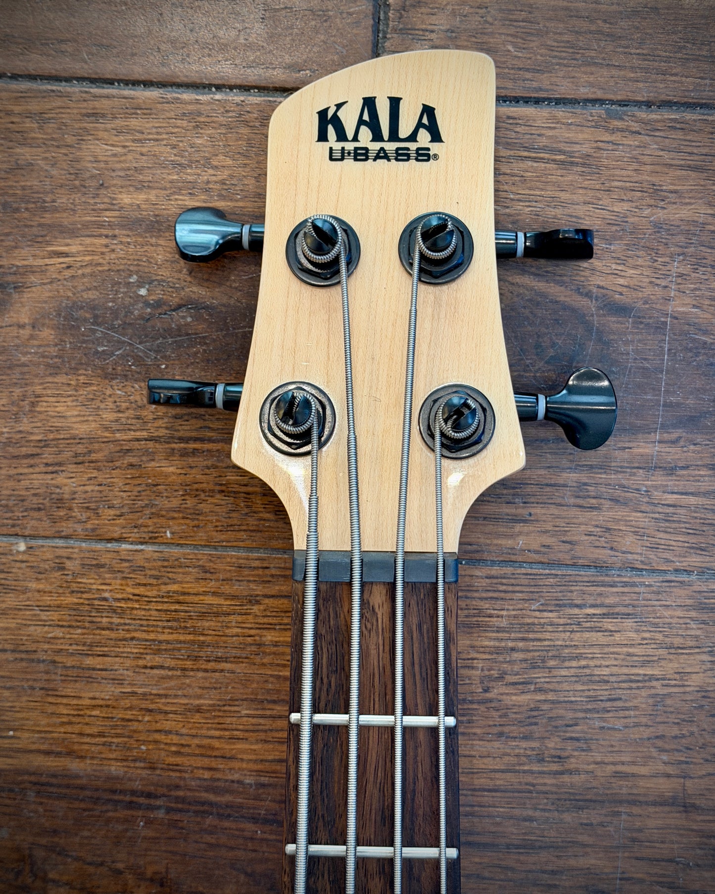 Kala UBASS-SB-TB-FS Solid Body Fretted U-Bass - Sunburst w/ Branded Gig Bag