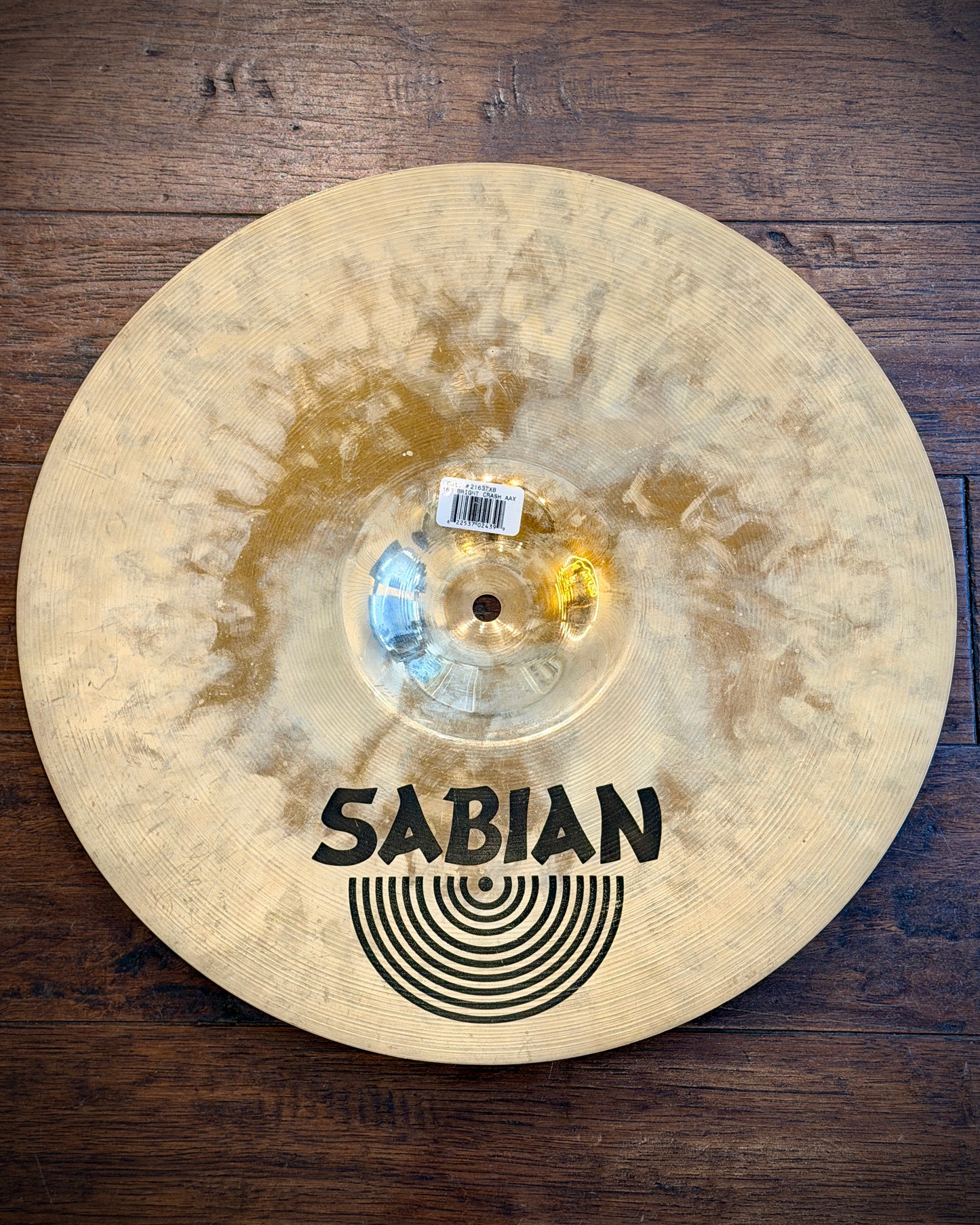 Sabian 16" AAX Bright Crash Cymbal