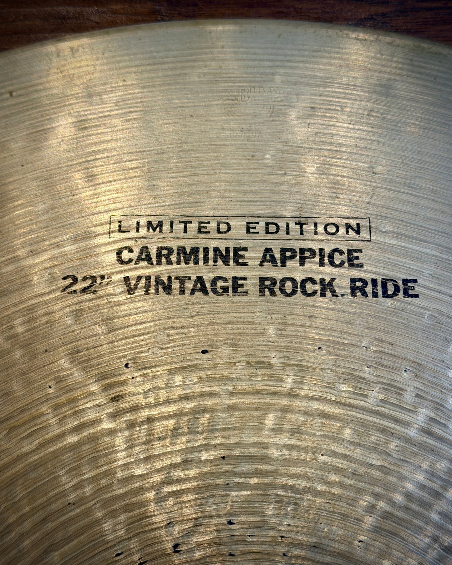 Sabian Limited Edition 22" Carmine Appice Vintage Rock Ride