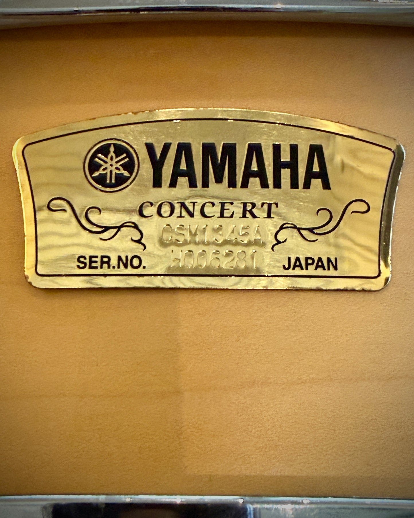 Yamaha 4.5x13 CSM1345A Concert Maple Snare (Made in Japan)