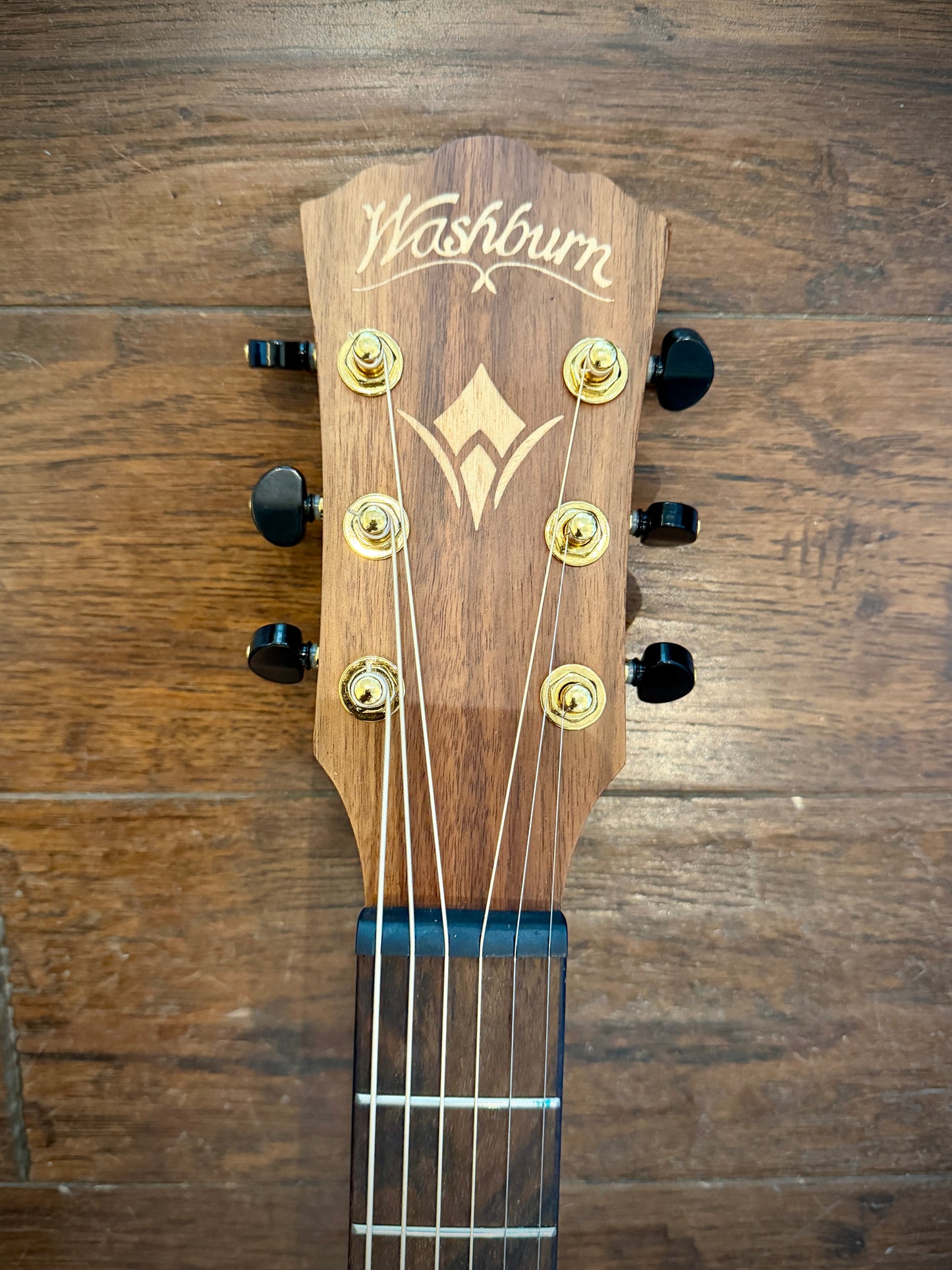 Washburn Comfort G-Mini 55 Koa Acoustic Guitar - Satin w/ Branded Gig Bag