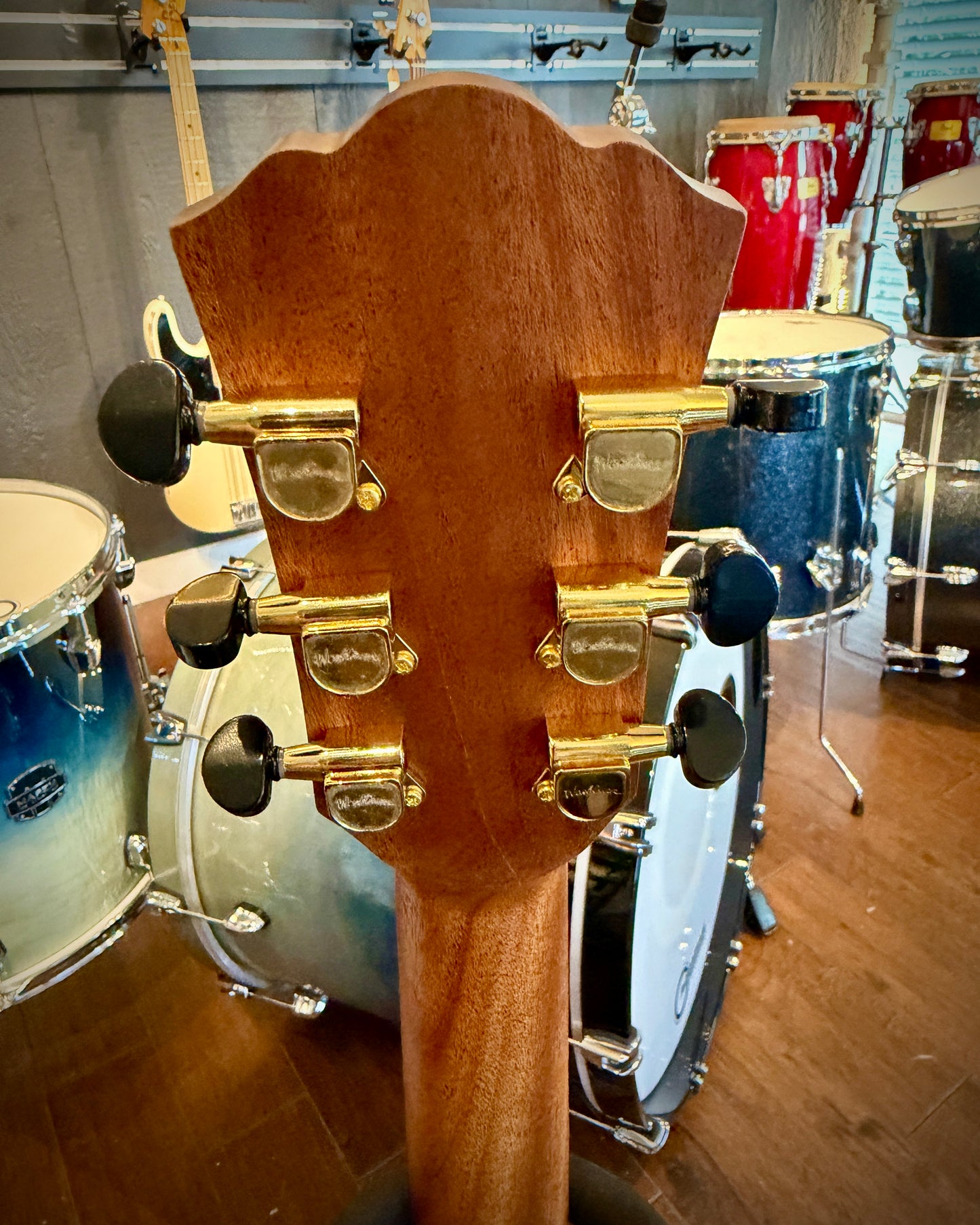 Washburn Comfort G-Mini 55 Koa Acoustic Guitar - Satin w/ Branded Gig Bag
