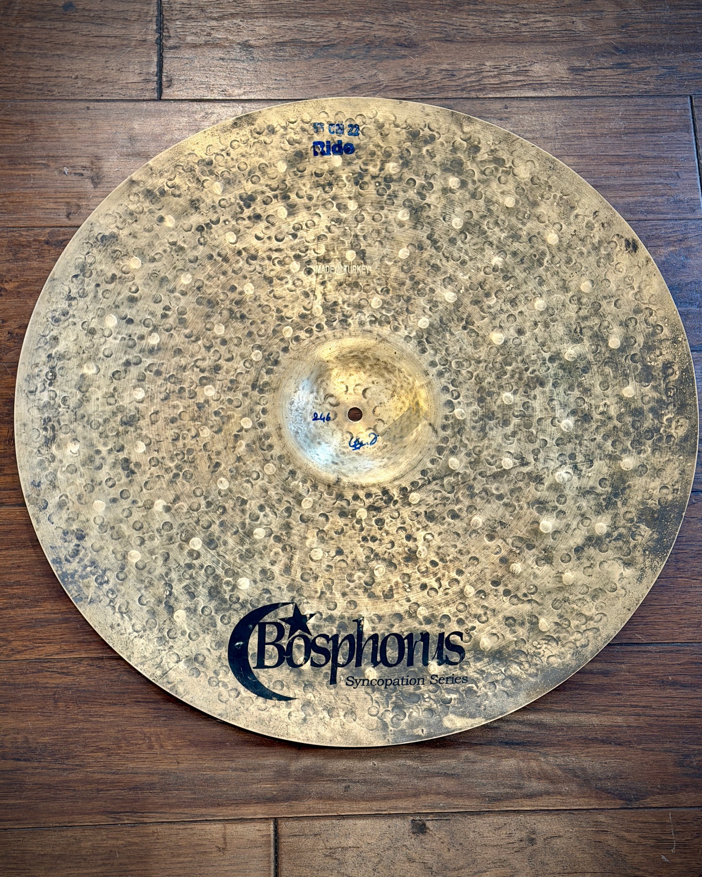 Bosphorus 22" Syncopation Series Ride Cymbal