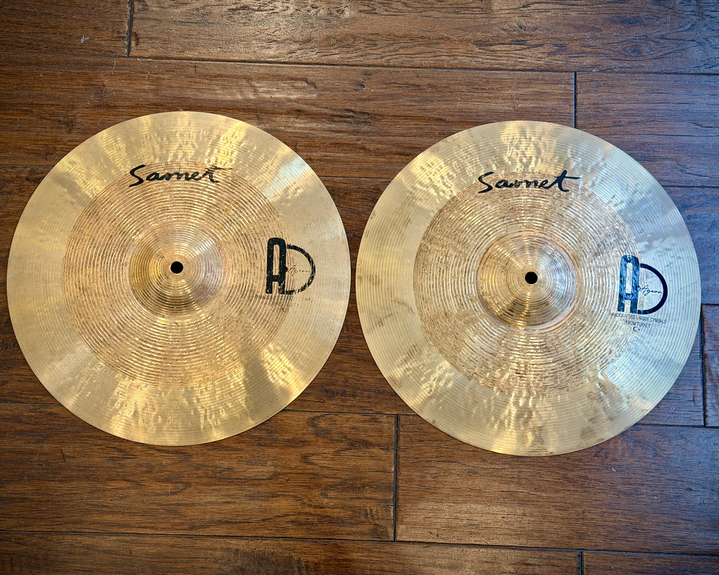 Agean Cymbals Samet 5-piece Set: 14" HH, 16" Crash, 18" Crash, 20" Ride + 10" Splash