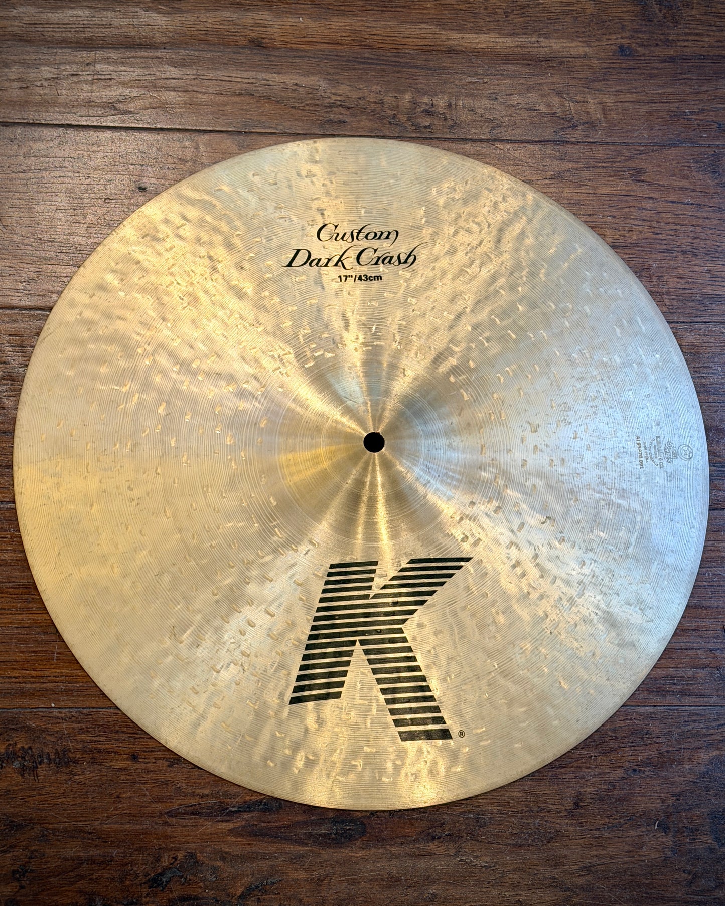 Zildjian 17" K Custom Dark Crash Cymbal