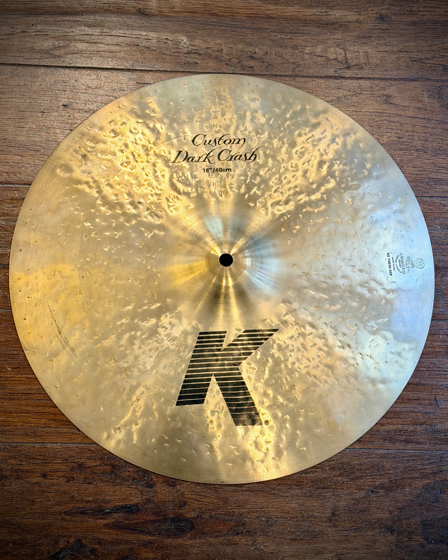 Zildjian 16" K Custom Dark Crash Cymbal